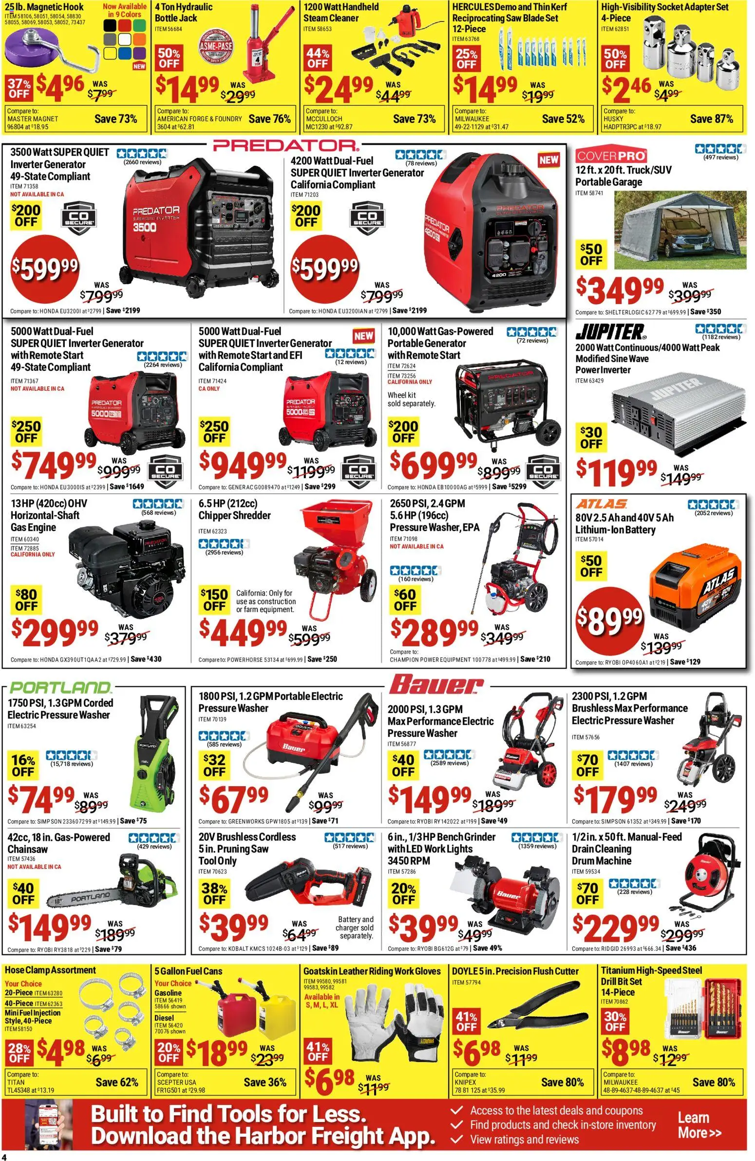 Harbor Freight Weekly Ad Weekly Ad in United States