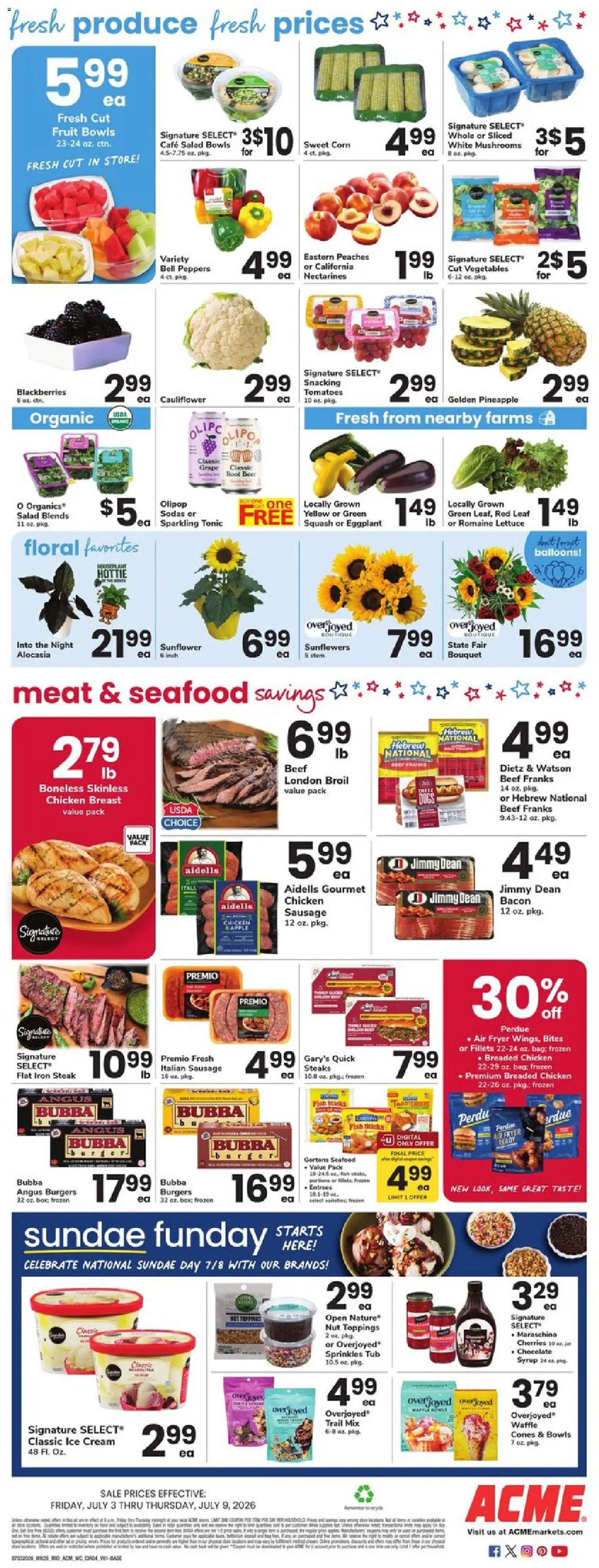 The new Acme flyer is now online. See all July offers on your mobile and save! | United States