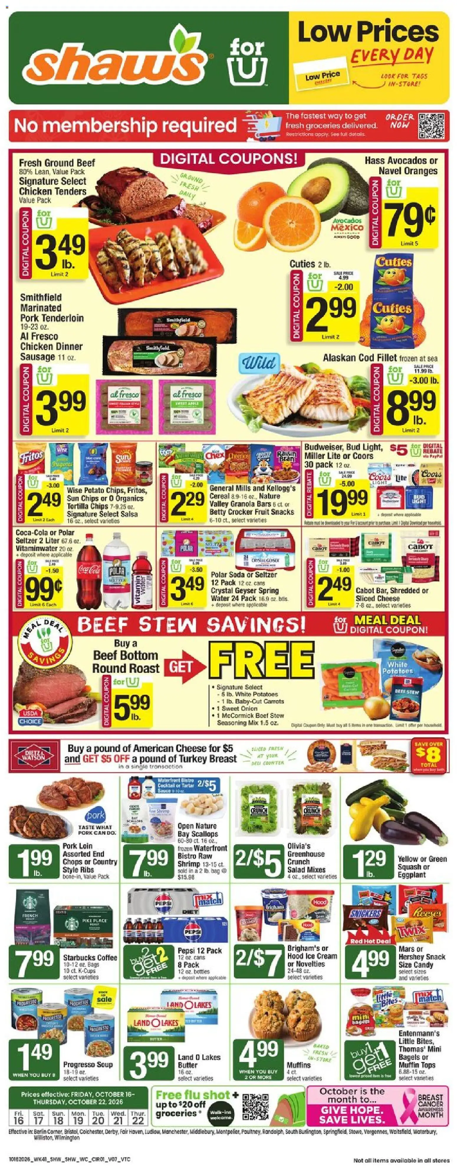 Shaw`s Weekly Ad Weekly Ad in United States