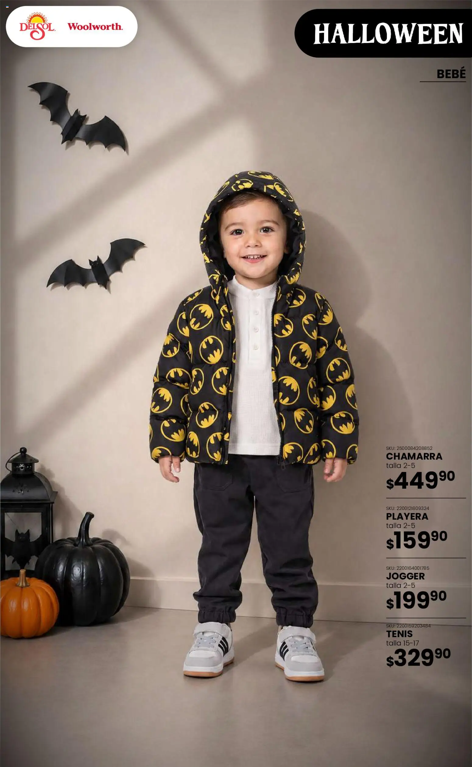 Del Sol y Woolworth catálogo Halloween Folleto in México