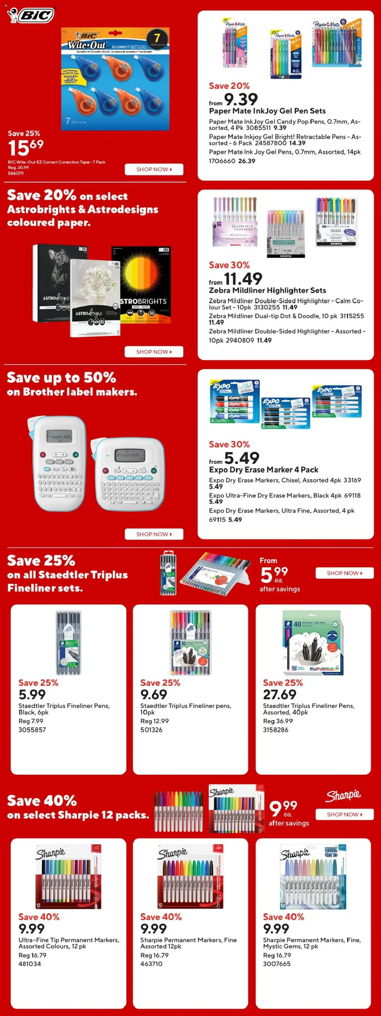 Staples weekly flyer Flyer in Canada