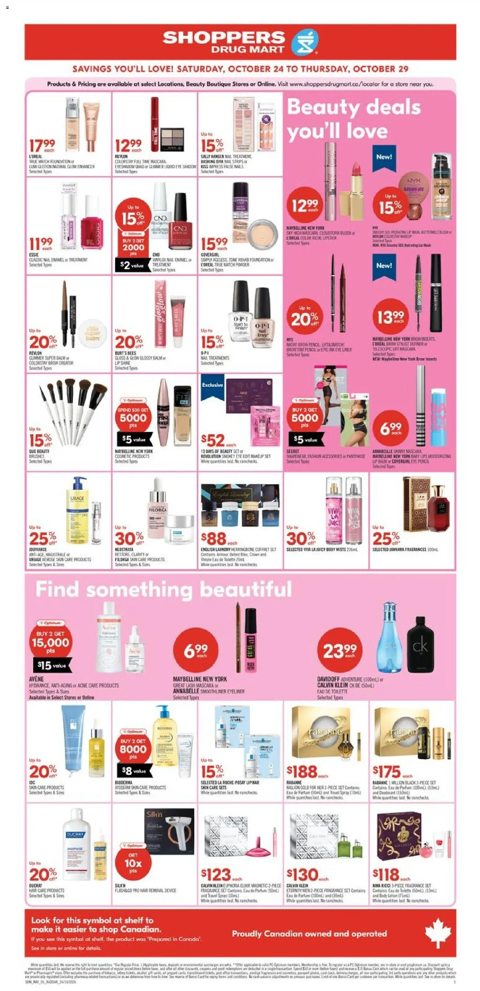 Shoppers weekly flyer / circulaire Flyer in Canada