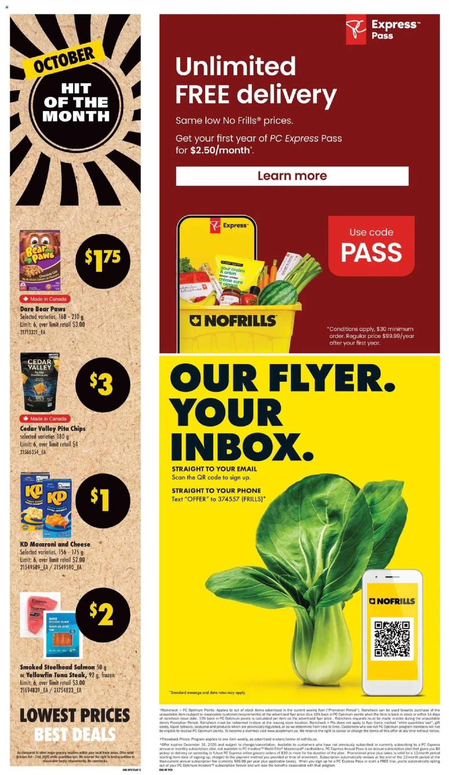 No Frills weekly flyer / circulaire Flyer in Canada