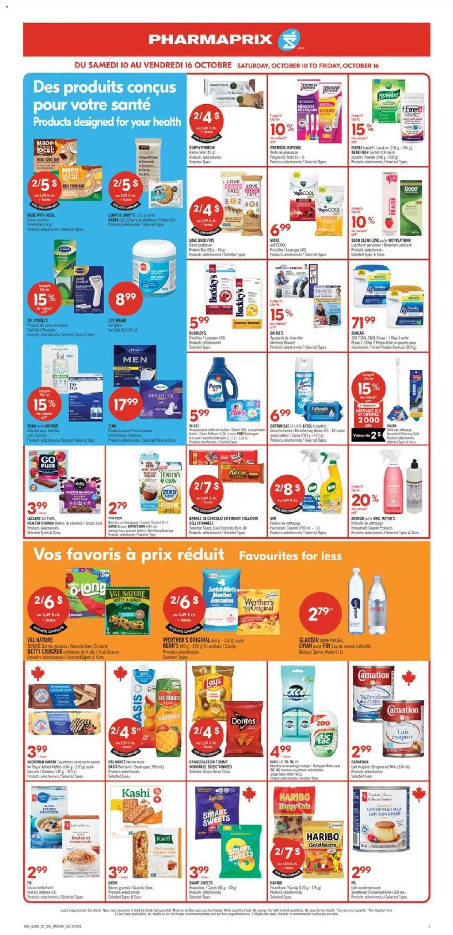 Pharmaprix weekly flyer / circulaire Flyer in Canada