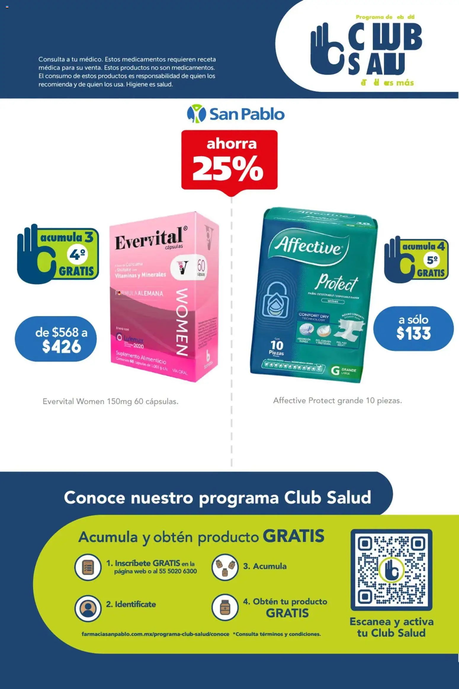 Farmacia San Pablo catálogo Folleto in México