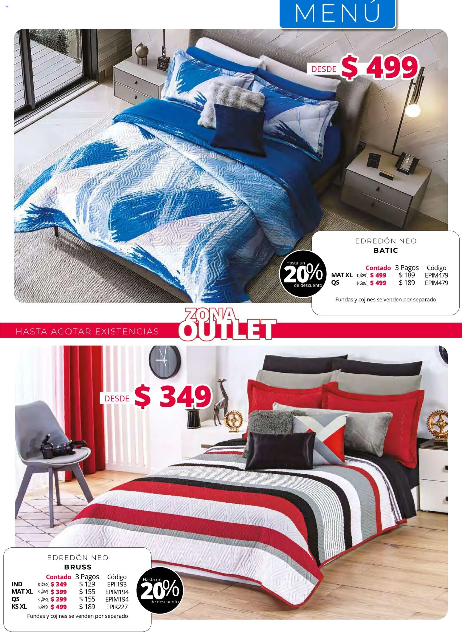 ¡El último » catálogo de Colchas Concord para Julio « está aquí! Descubre las SUPER OFERTAS. | México