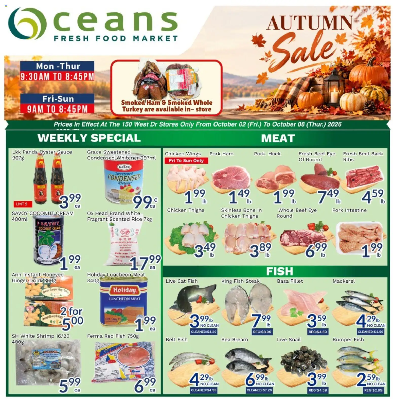 Oceans weekly flyer / circulaire Flyer in Canada