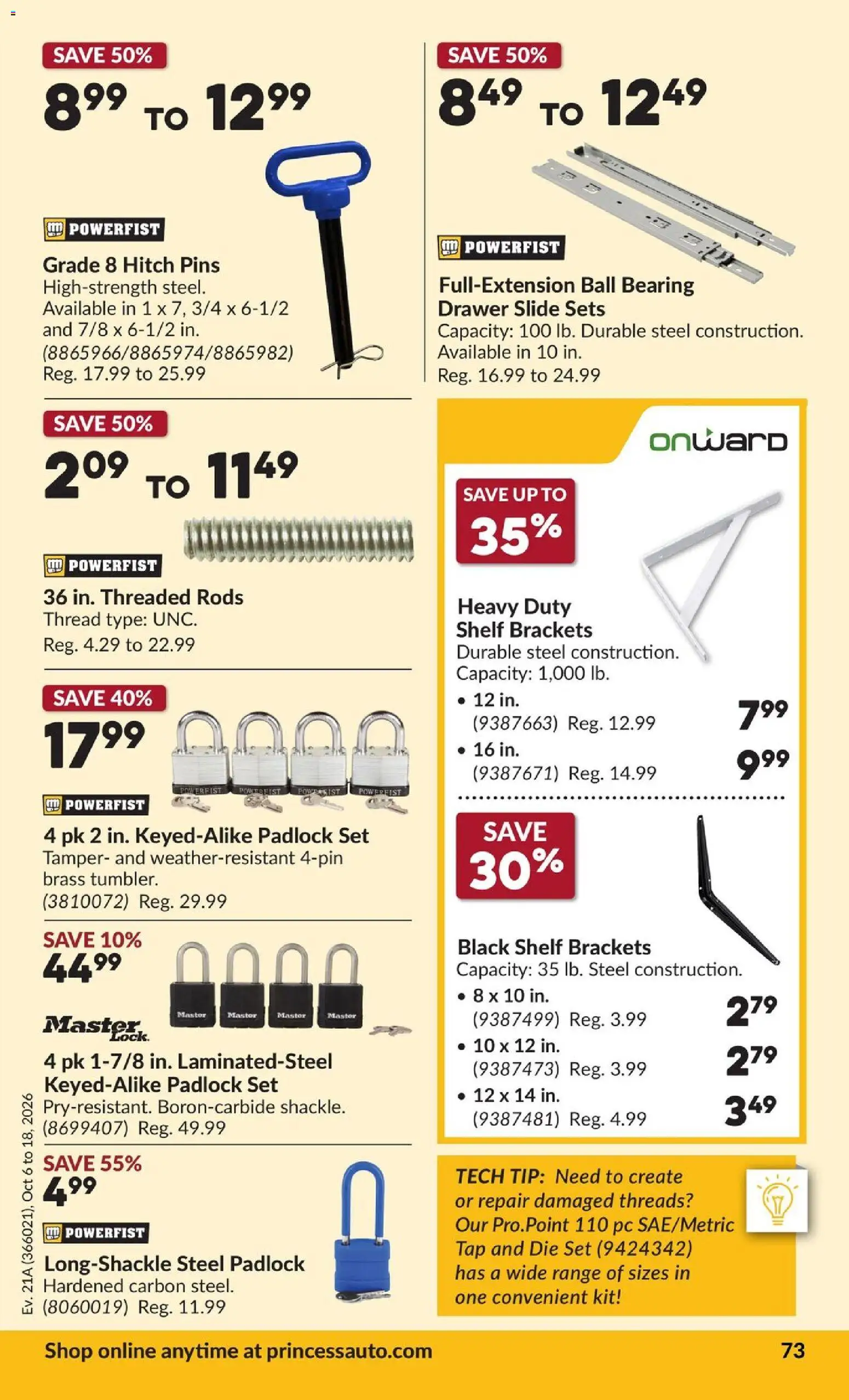 Princess Auto flyer - 2 Week Sale! Flyer in Canada