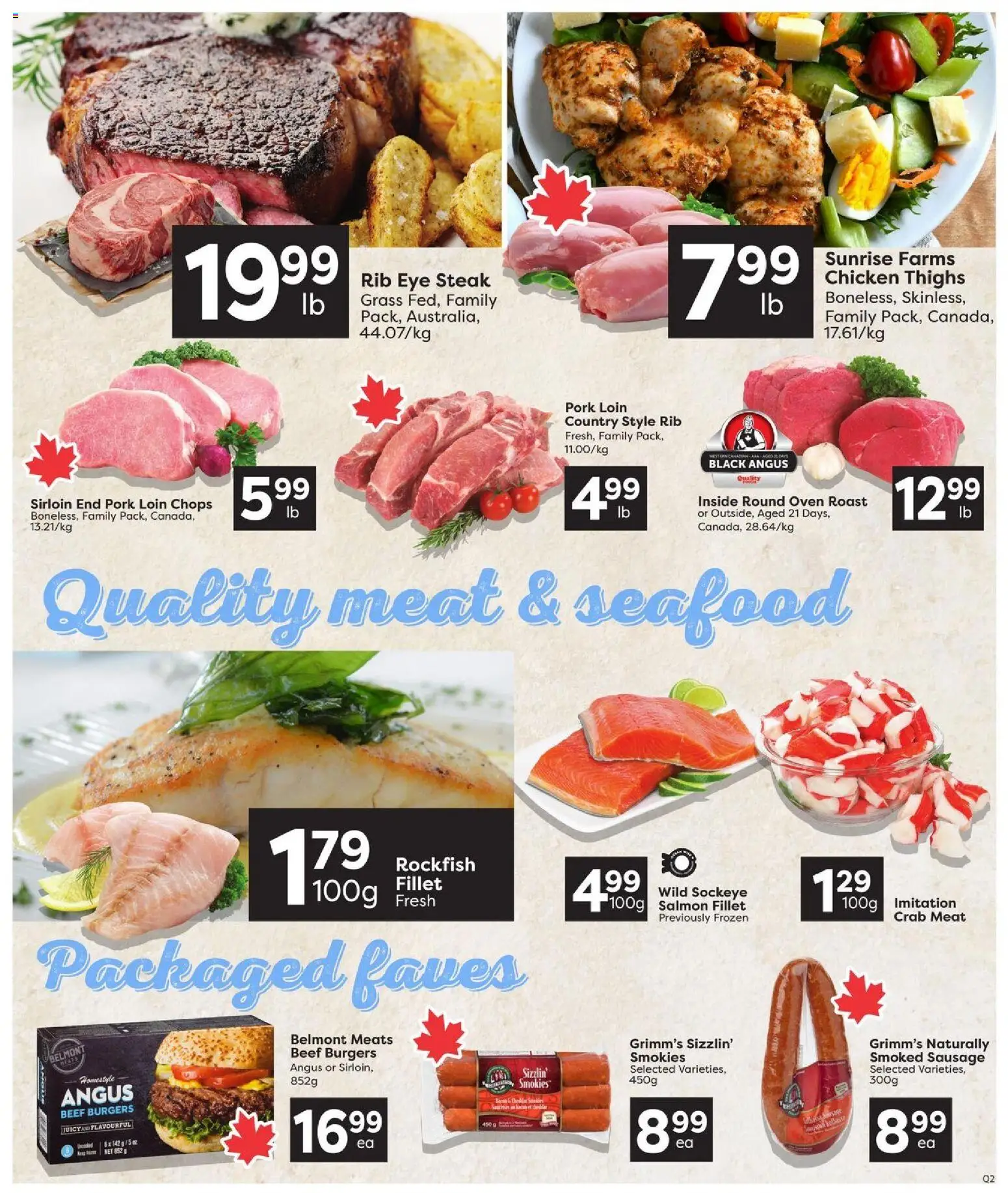Quality Foods weekly flyer / circulaire Flyer in Canada