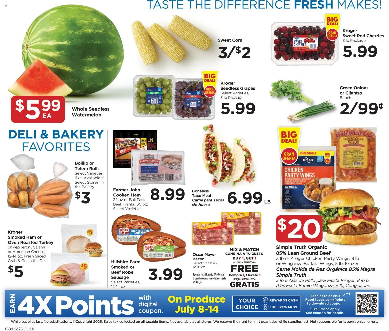 The new Food 4 Less flyer is now online. See all July offers on your mobile and save! | United States