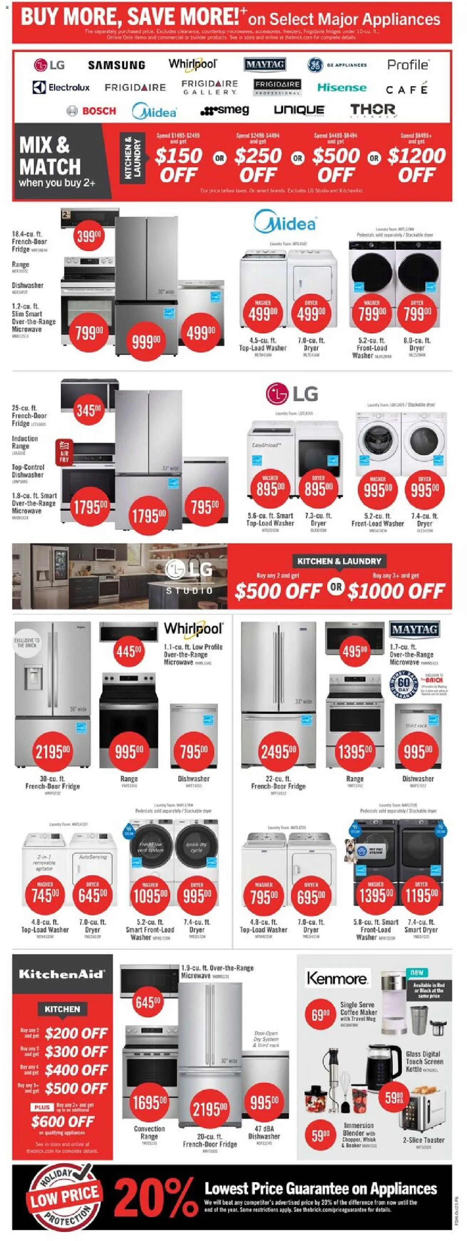 The Brick weekly flyer / circulaire Flyer in Canada