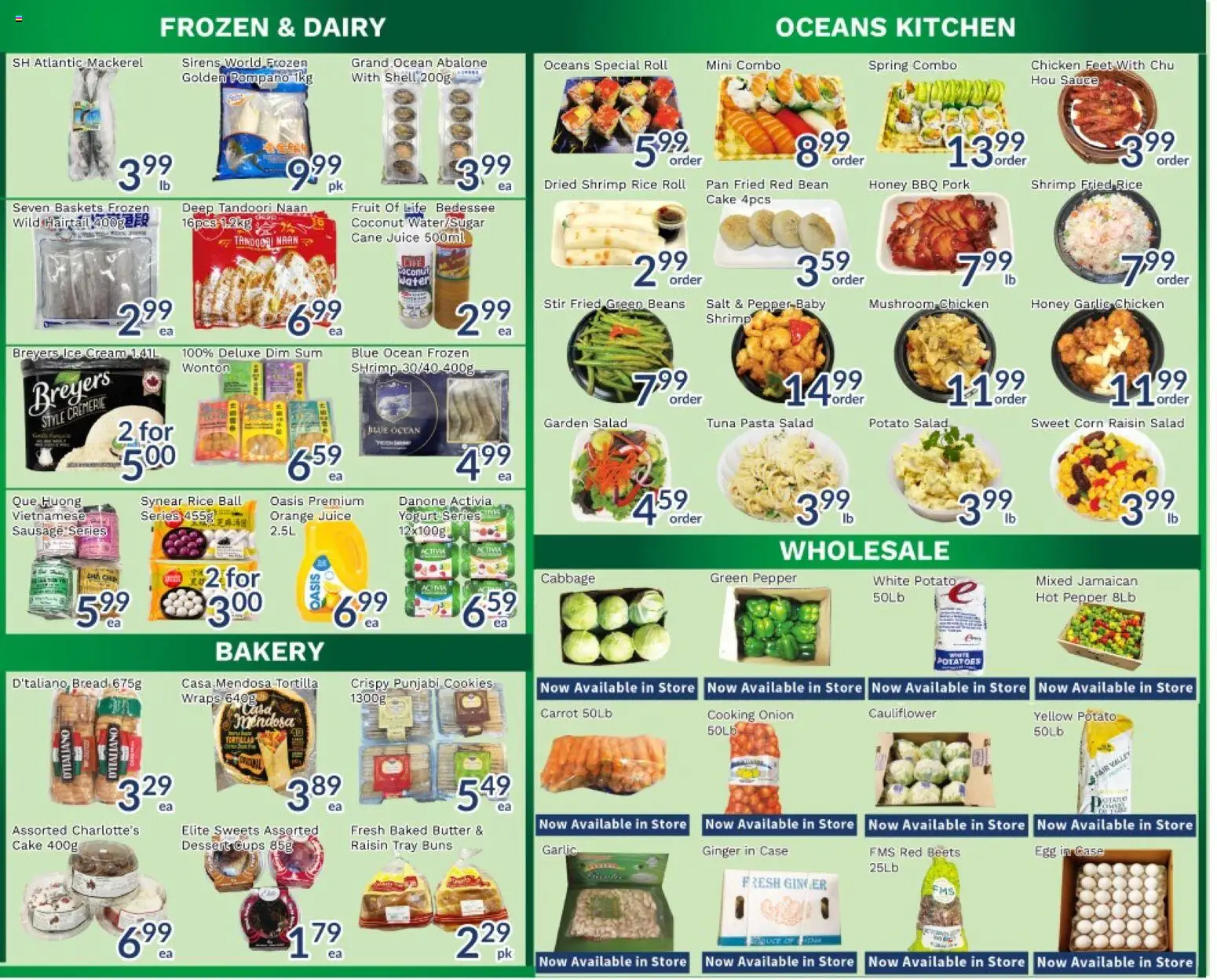 Oceans weekly flyer / circulaire Flyer in Canada