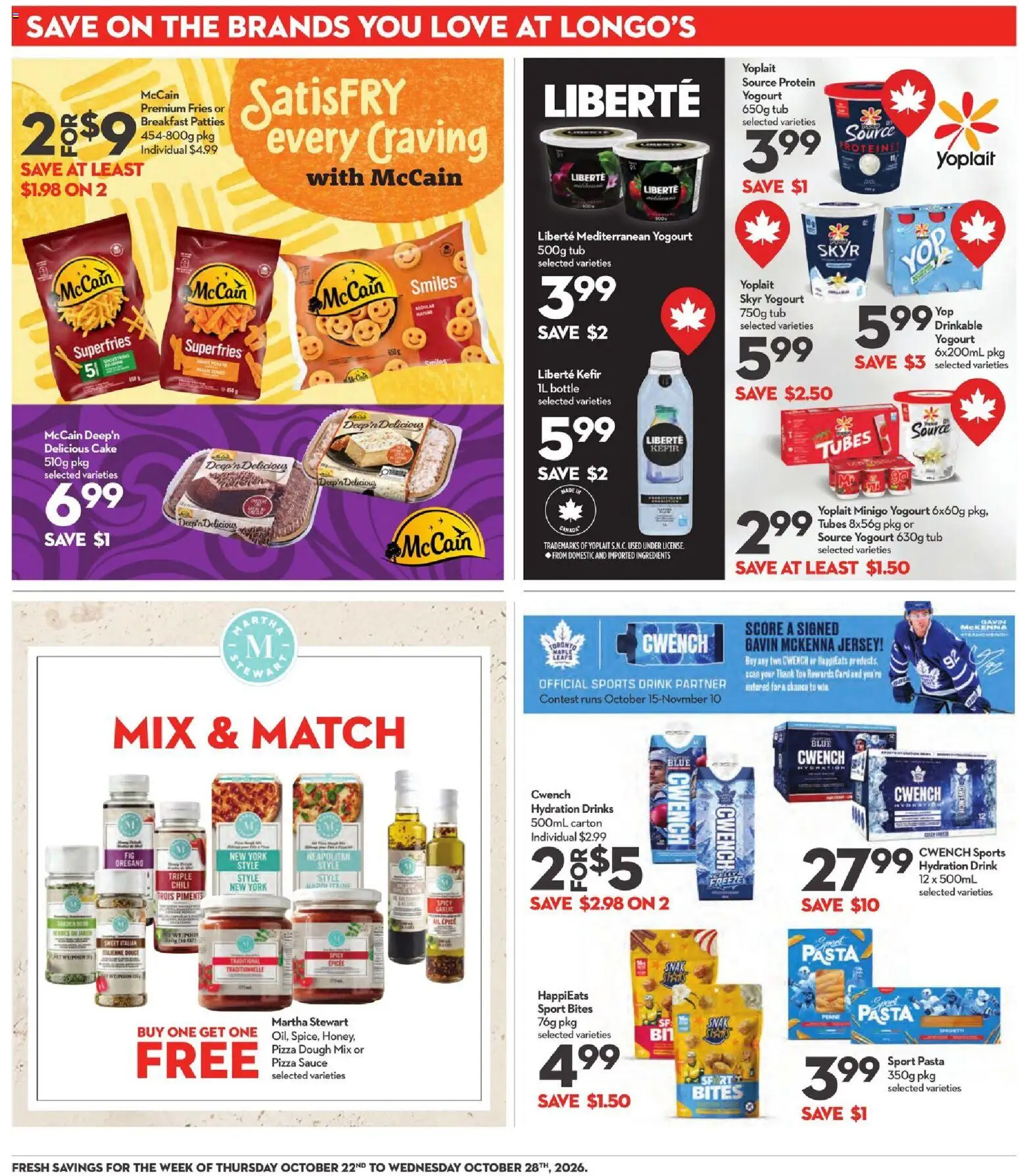 Longo`s weekly flyer / circulaire Flyer in Canada