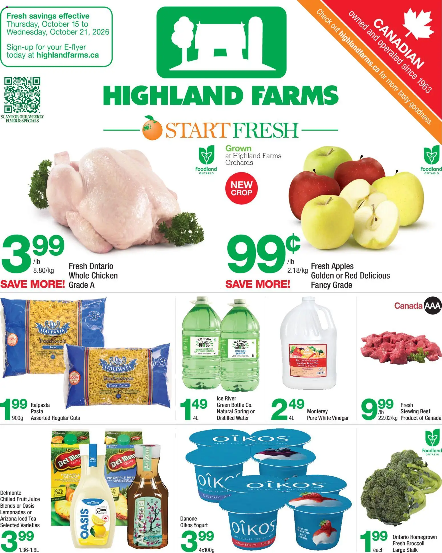 Highland Farms weekly flyer / circulaire Flyer in Canada