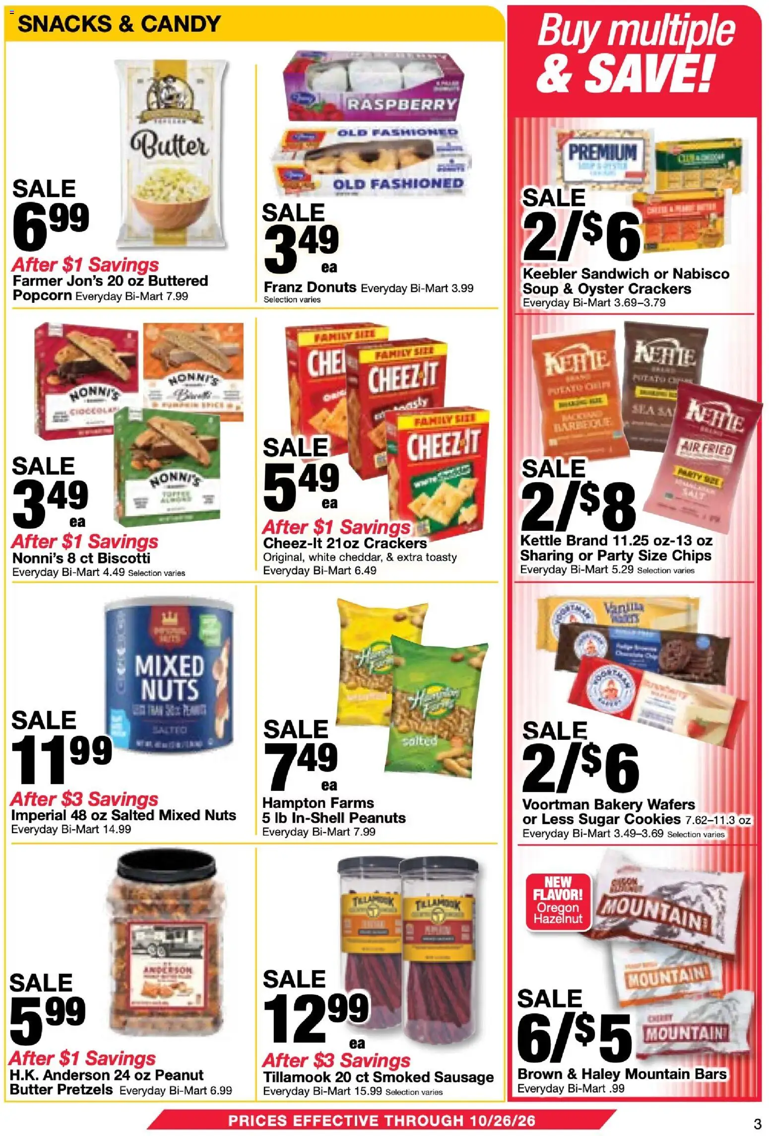 Bi-Mart Membership Savings Book Weekly Ad in United States