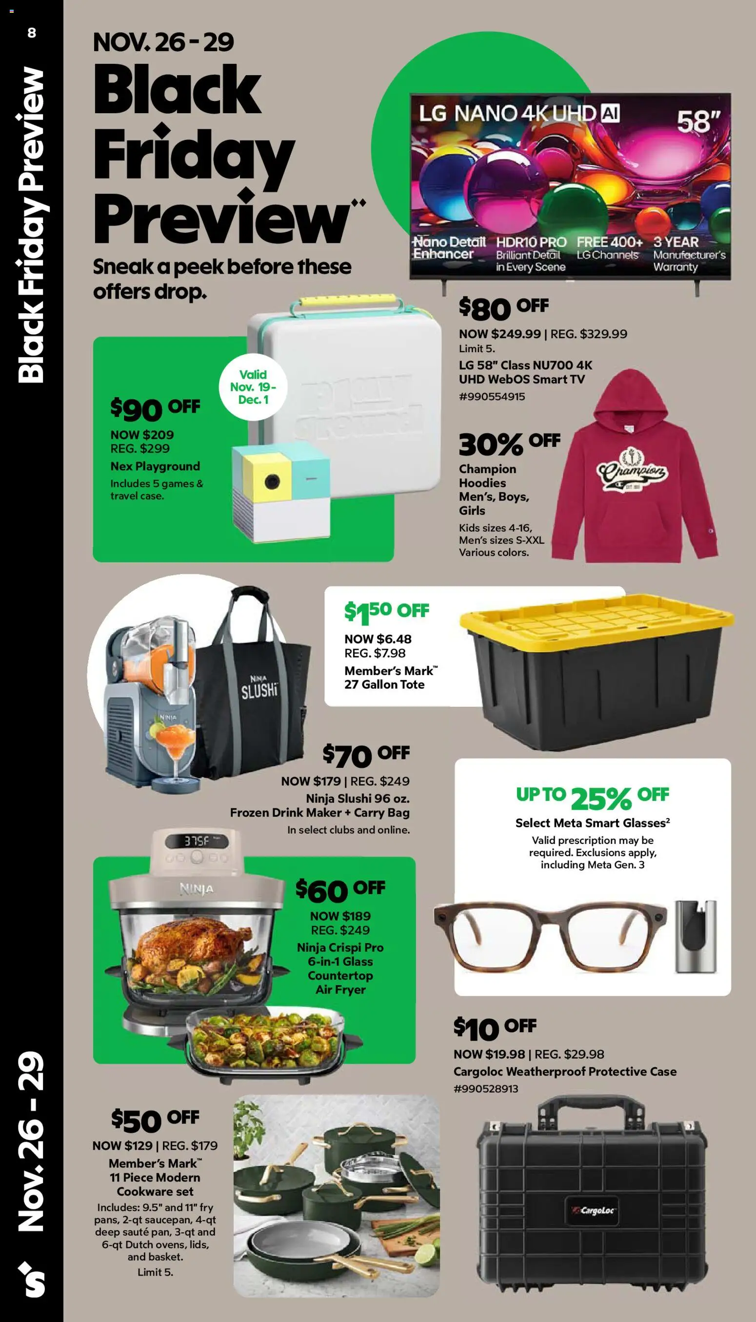 Sam`s Club Black Friday Weekly Ad in United States
