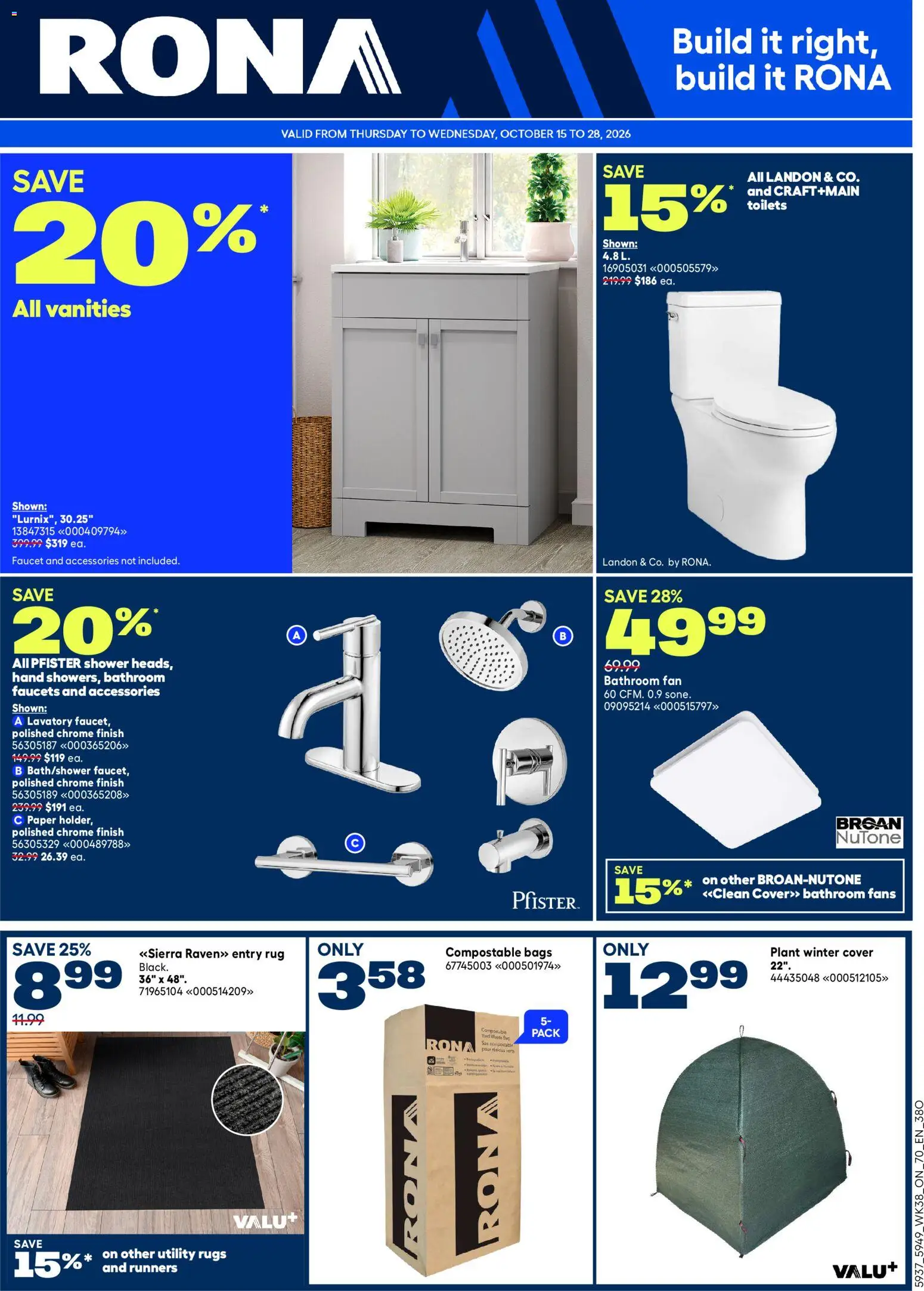 Rona weekly flyer Flyer in Canada