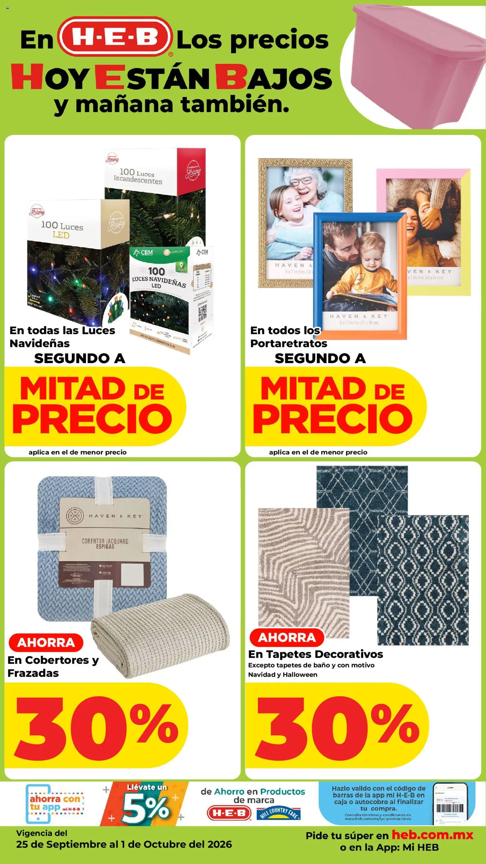 H-E-B folleto Folleto in México