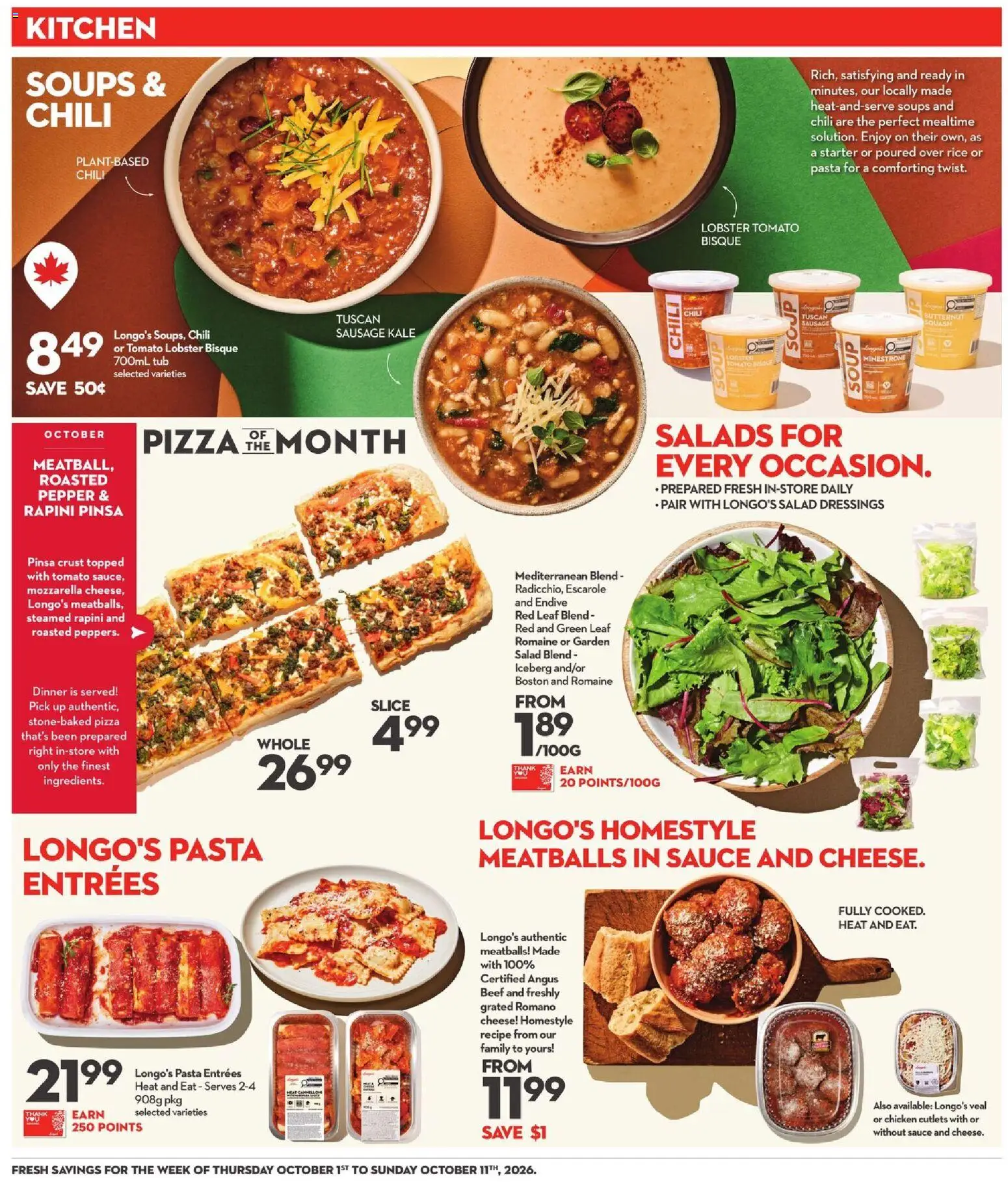 Longo`s weekly flyer / circulaire Flyer in Canada