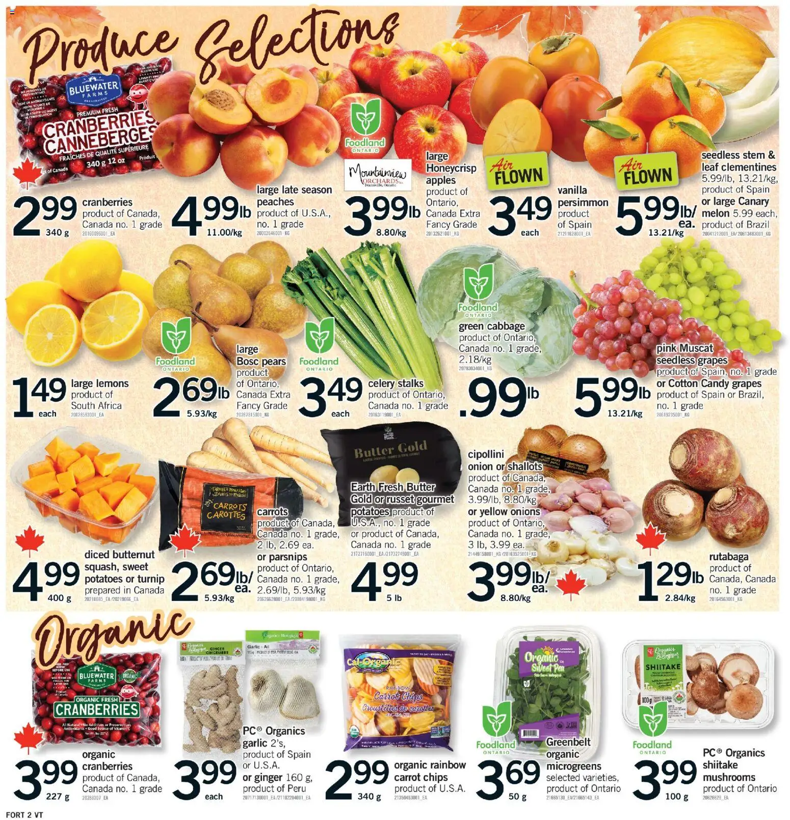 Fortinos weekly flyer / circulaire Flyer in Canada