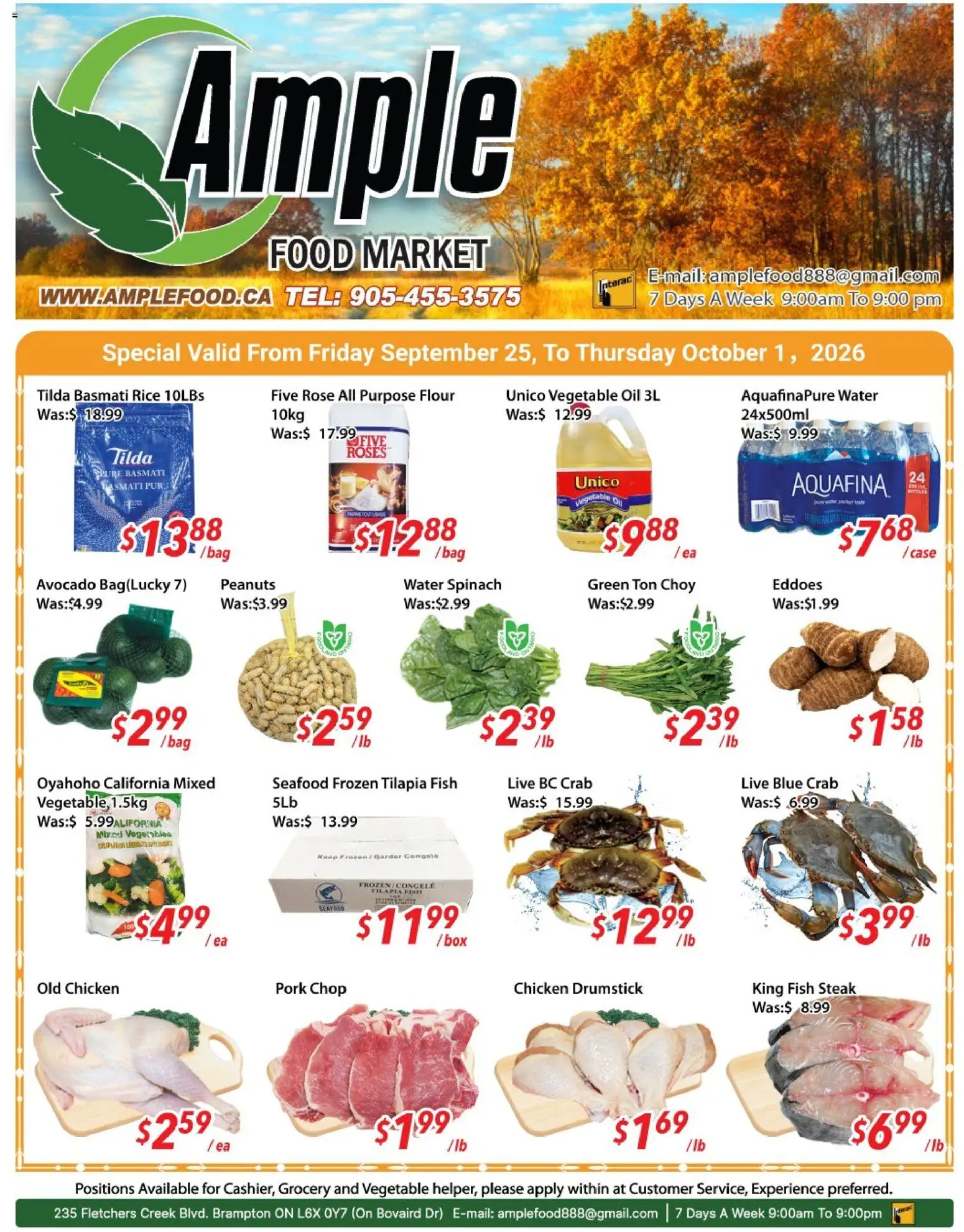 Ample Food Market weekly flyer / circulaire Flyer in Canada