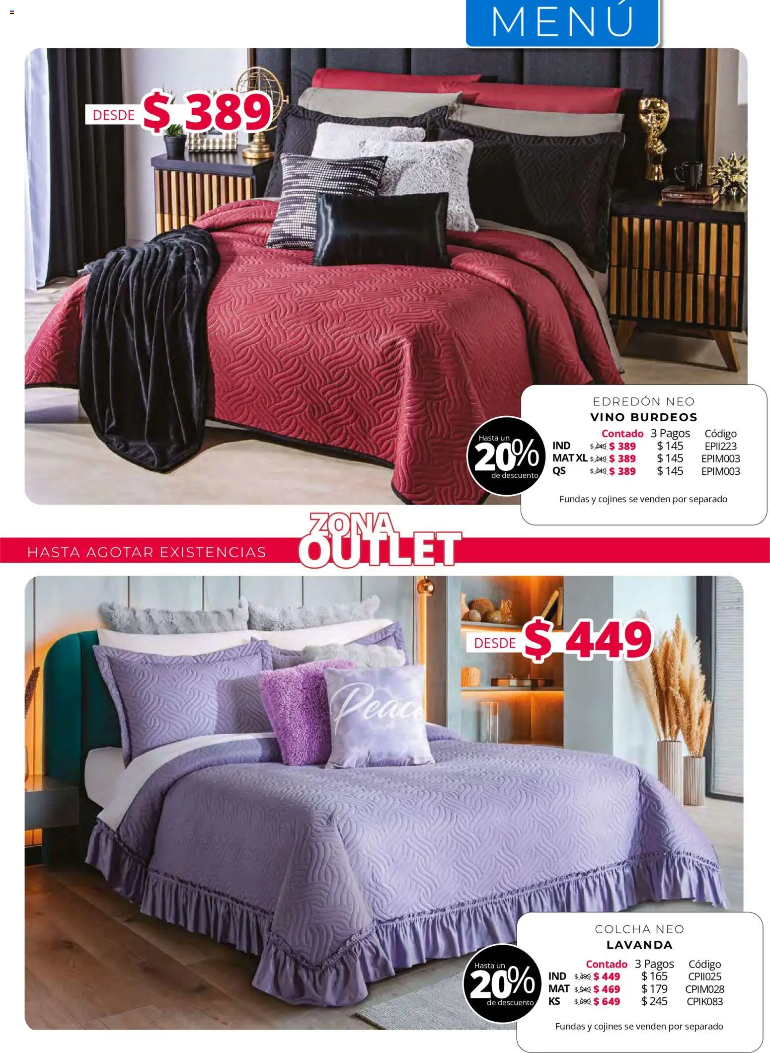 ¡El último » catálogo de Colchas Concord para Julio « está aquí! Descubre las SUPER OFERTAS. | México