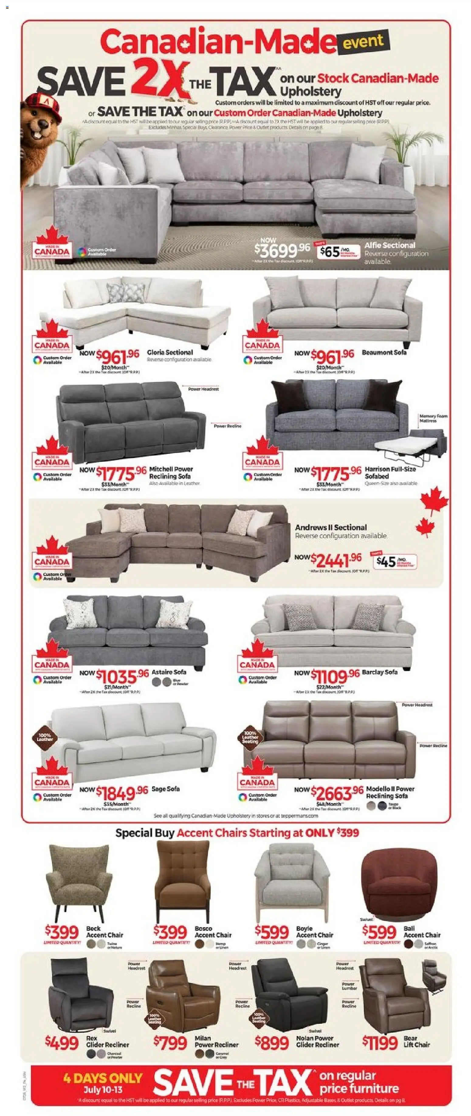 Tepperman's Flyer from Jul 10, 2026 - Unlock Huge Savings | Canada