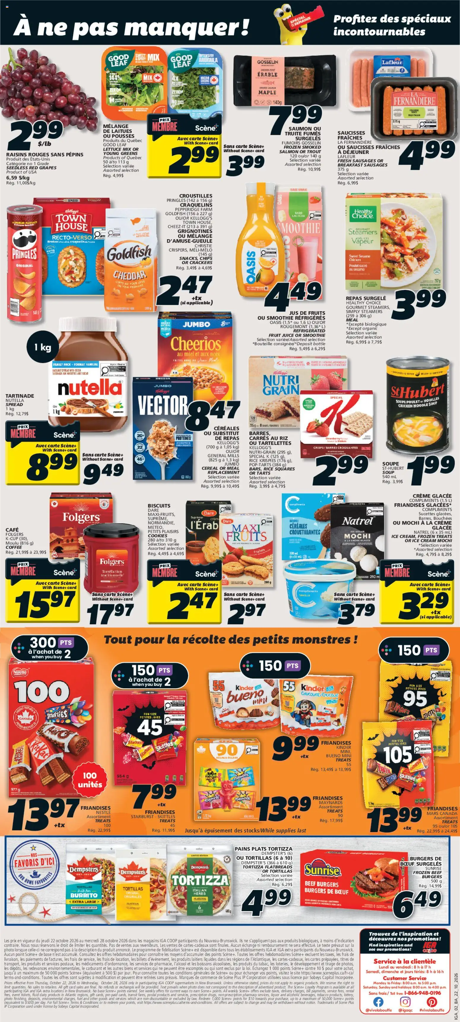 IGA weekly flyer / circulaire Flyer in Canada