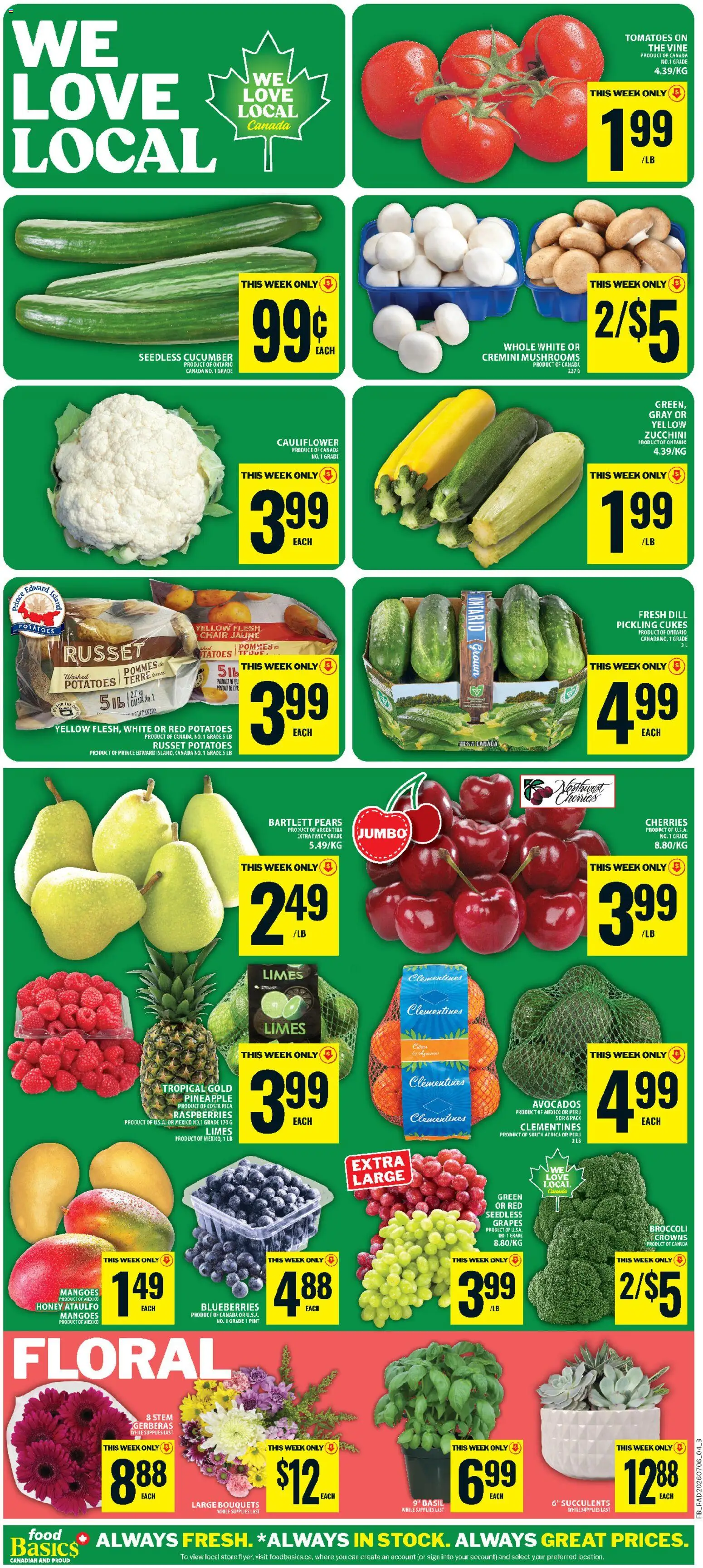 Food Basics Flyer from Jul 9, 2026 - Unlock Huge Savings | Canada