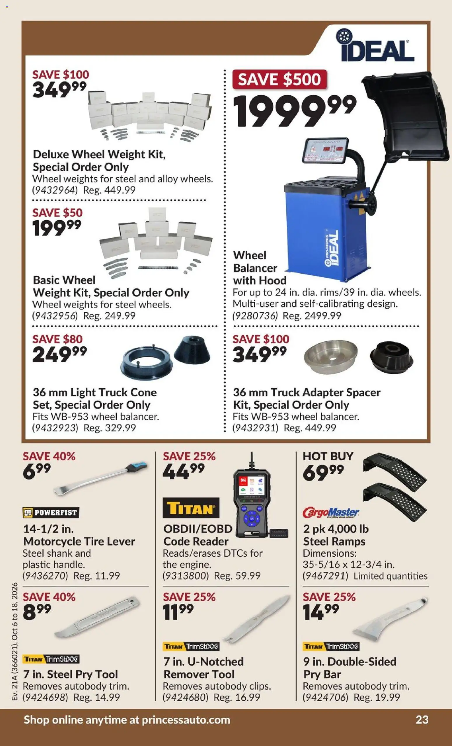 Princess Auto flyer - 2 Week Sale! Flyer in Canada