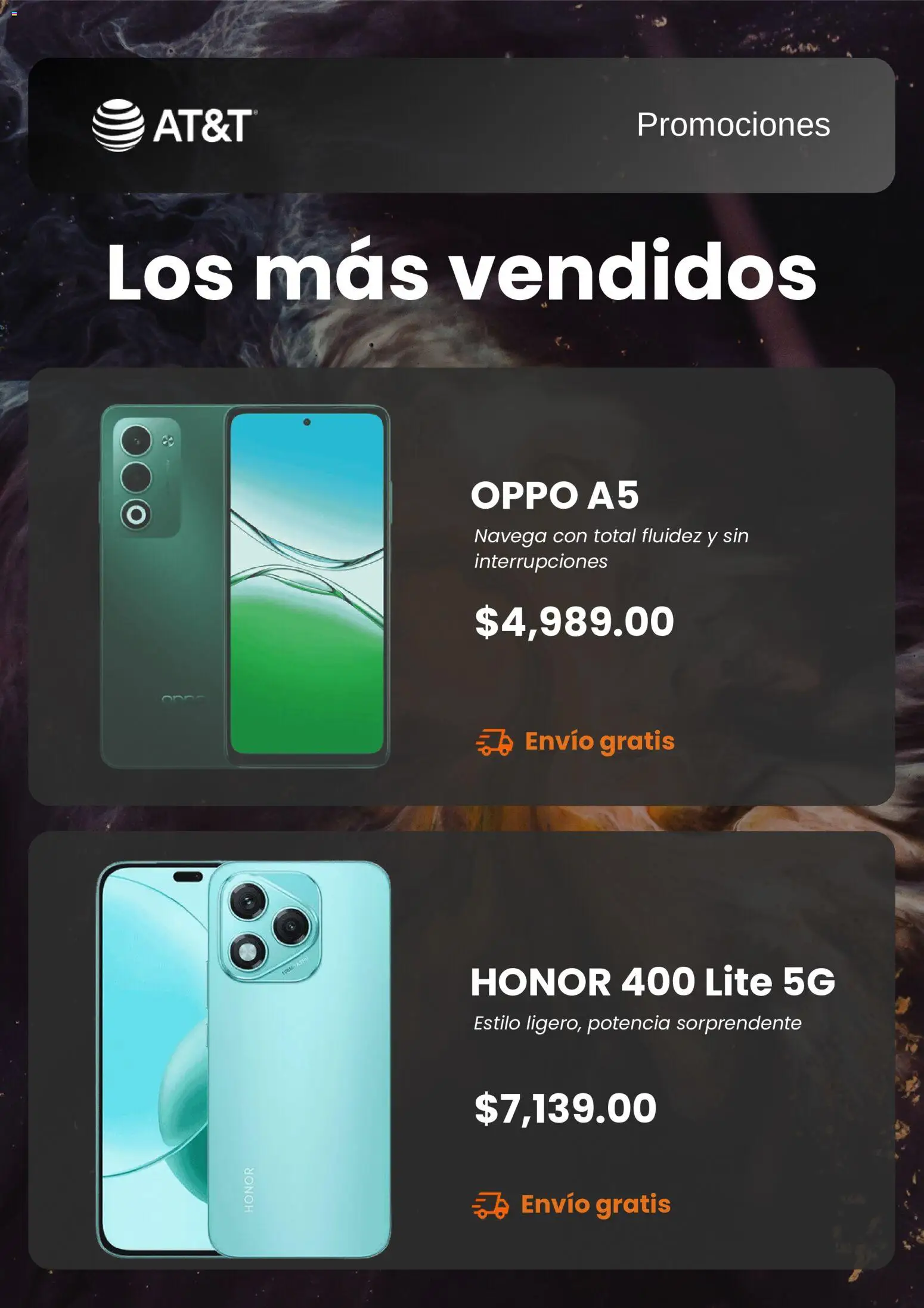 AT&T catálogo Folleto in México