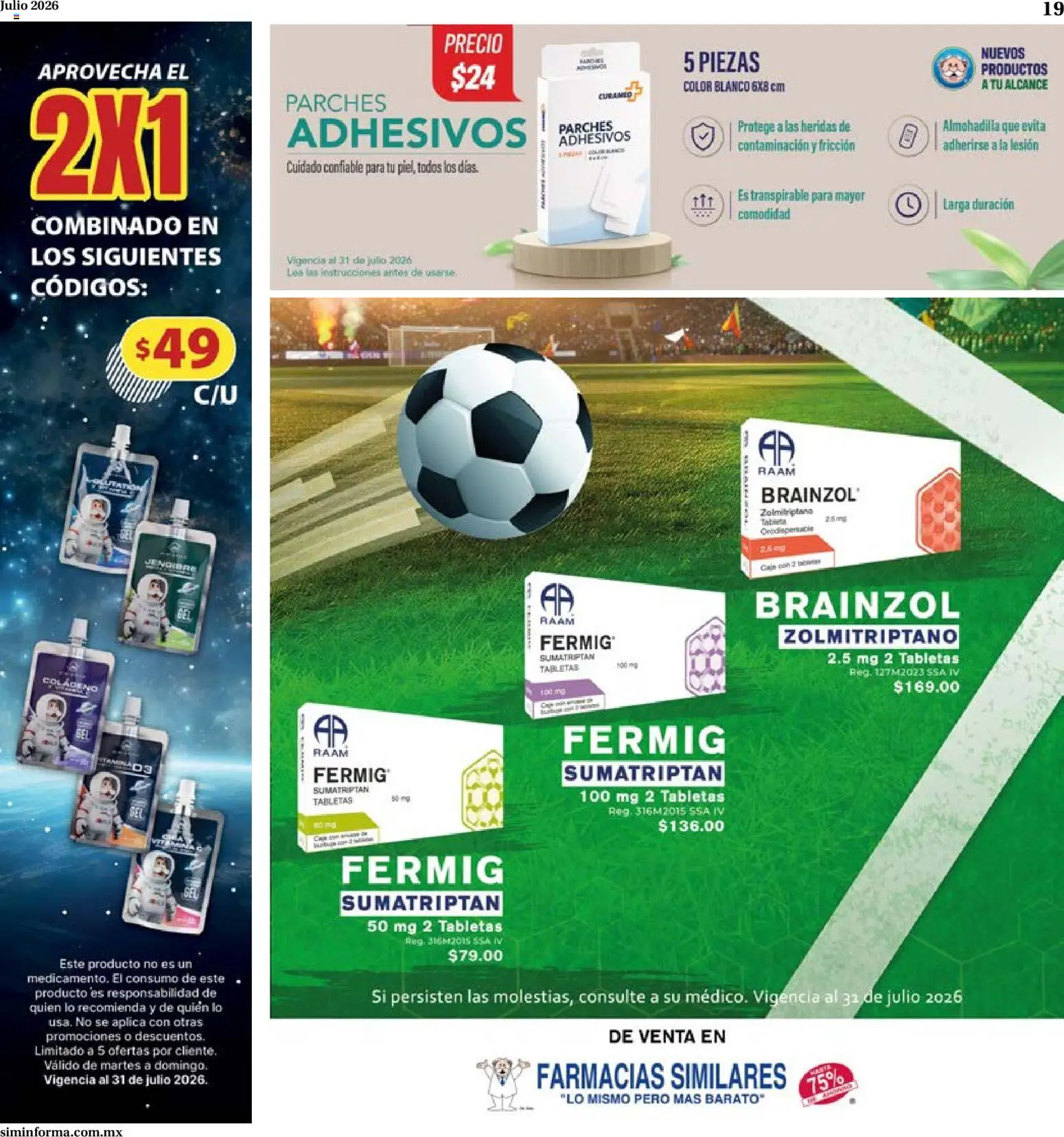 ¡El último » catálogo de Farmacias Similares para Julio « está aquí! Descubre las SUPER OFERTAS. | México