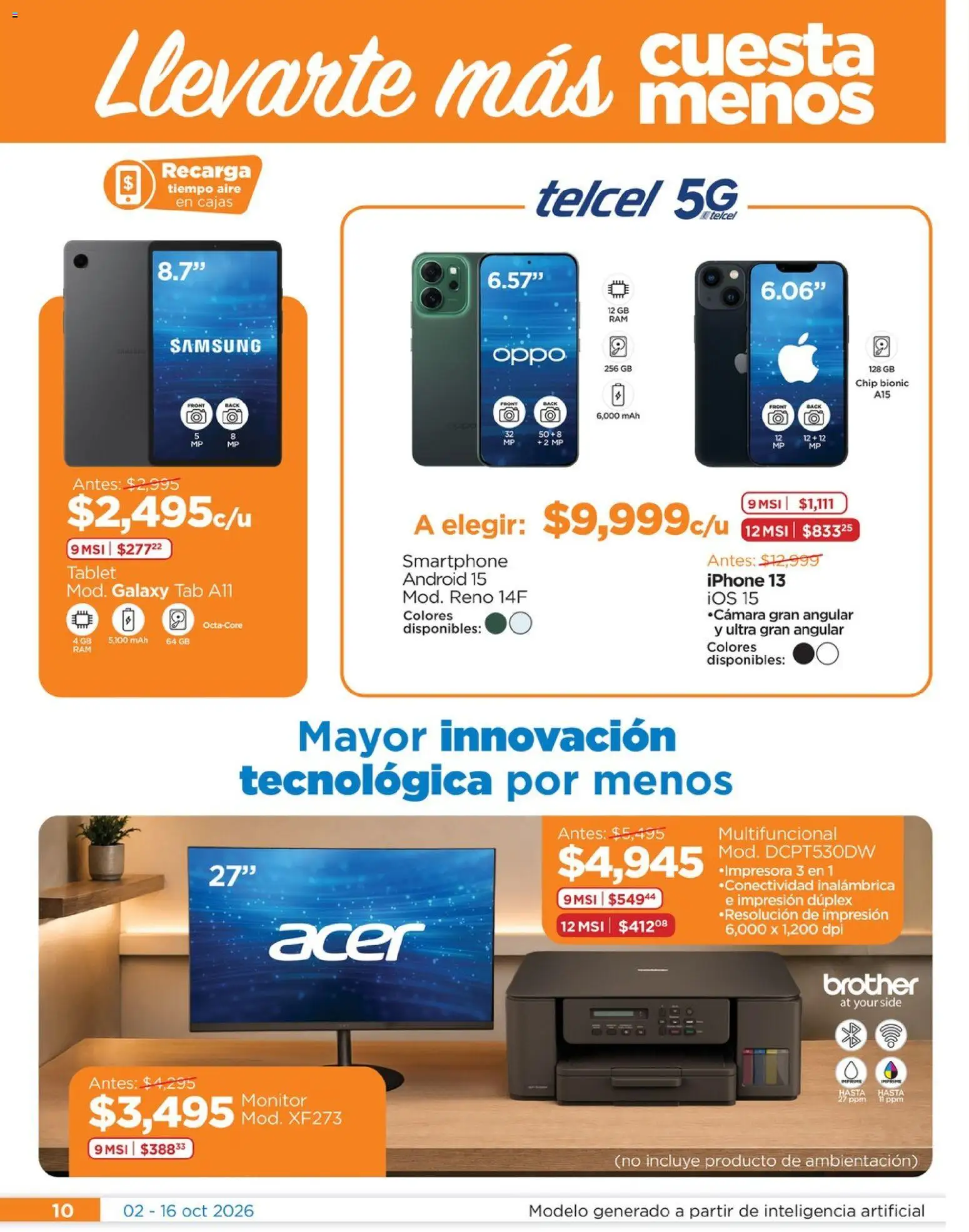 Chedraui folleto Renueva tu hogar Llevarte más cuesta menos Folleto in México