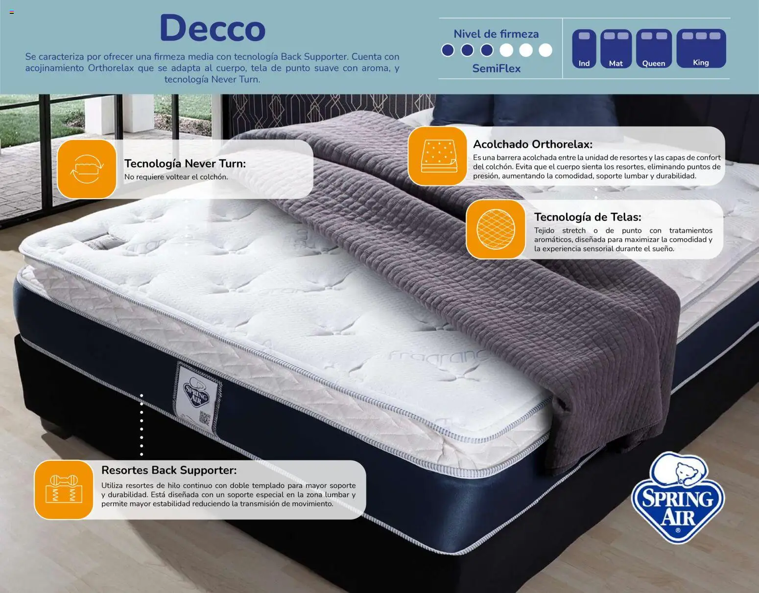 Muebles Dico catálogo Colchones Folleto in México