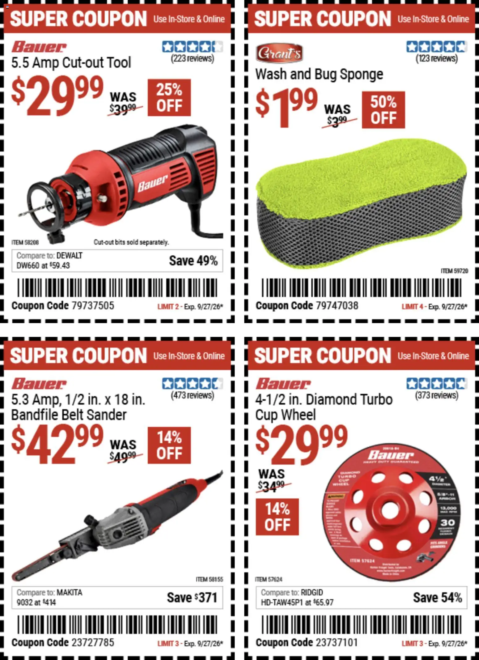 Harbor Freight Weekly Ad Weekly Ad in United States