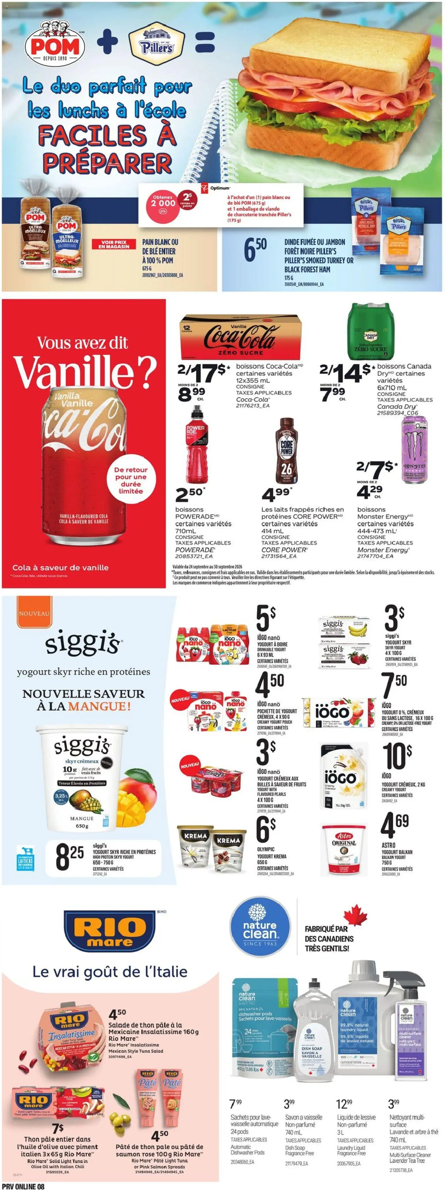 Provigo weekly flyer / circulaire Flyer in Canada