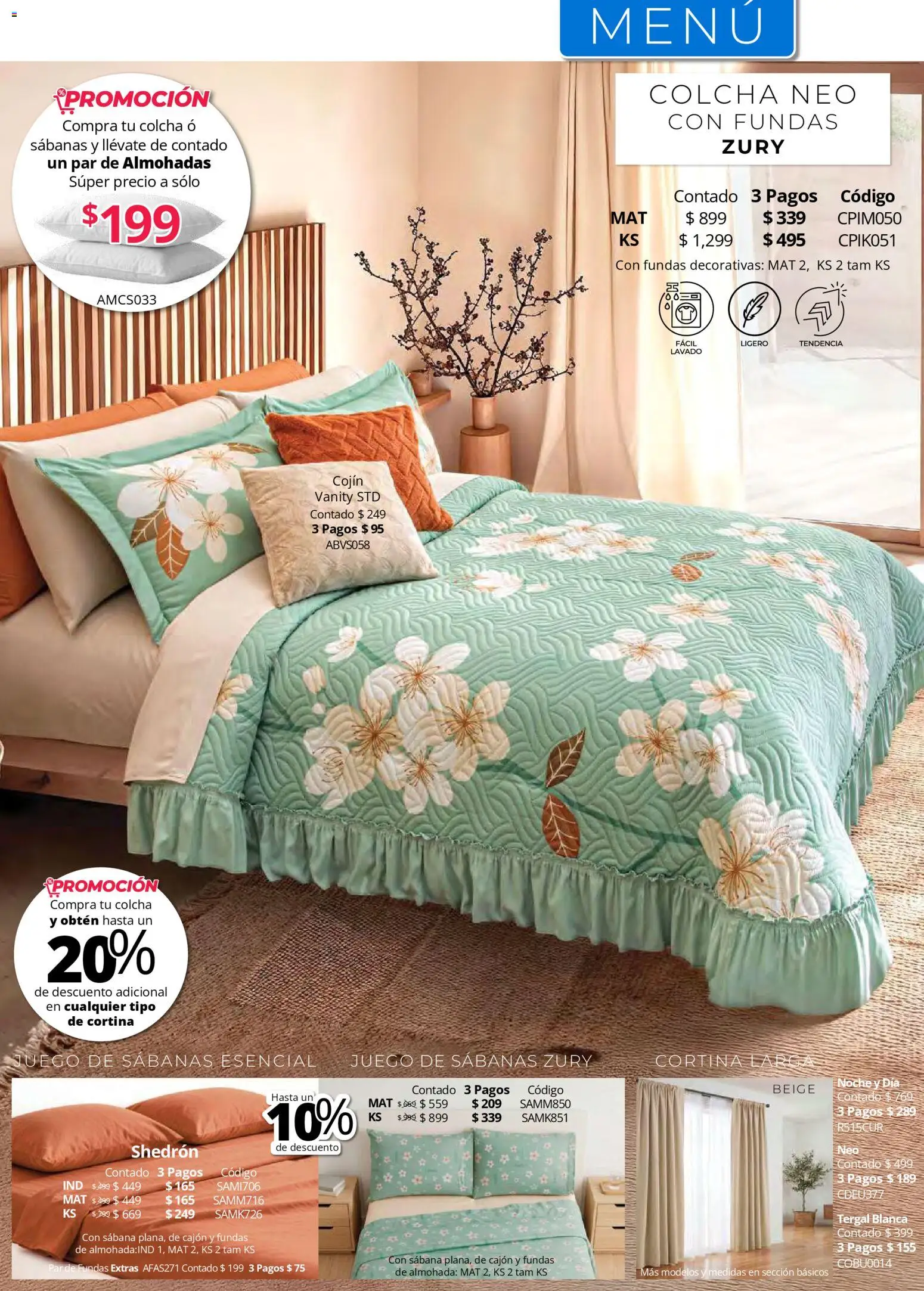 ¡El último » catálogo de Colchas Concord para Julio « está aquí! Descubre las SUPER OFERTAS. | México
