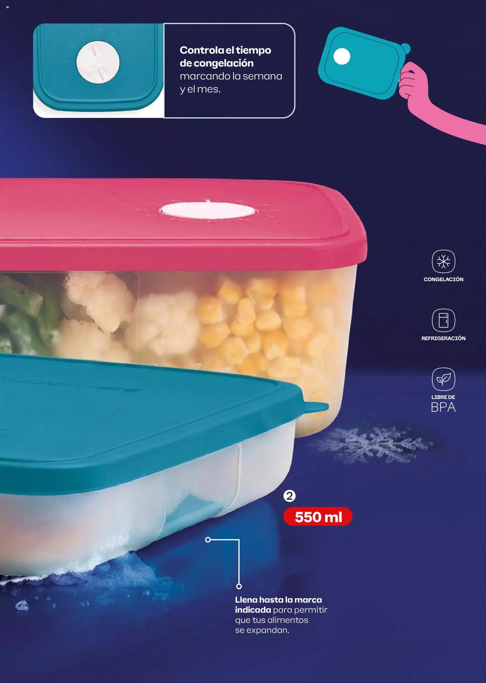 Tupperware catálogo Folleto in México