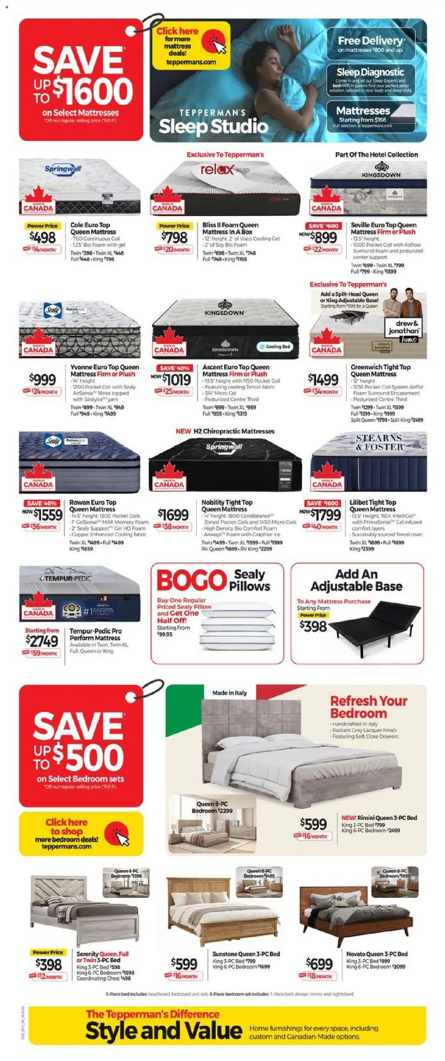 Tepperman`s weekly flyer / circulaire Flyer in Canada