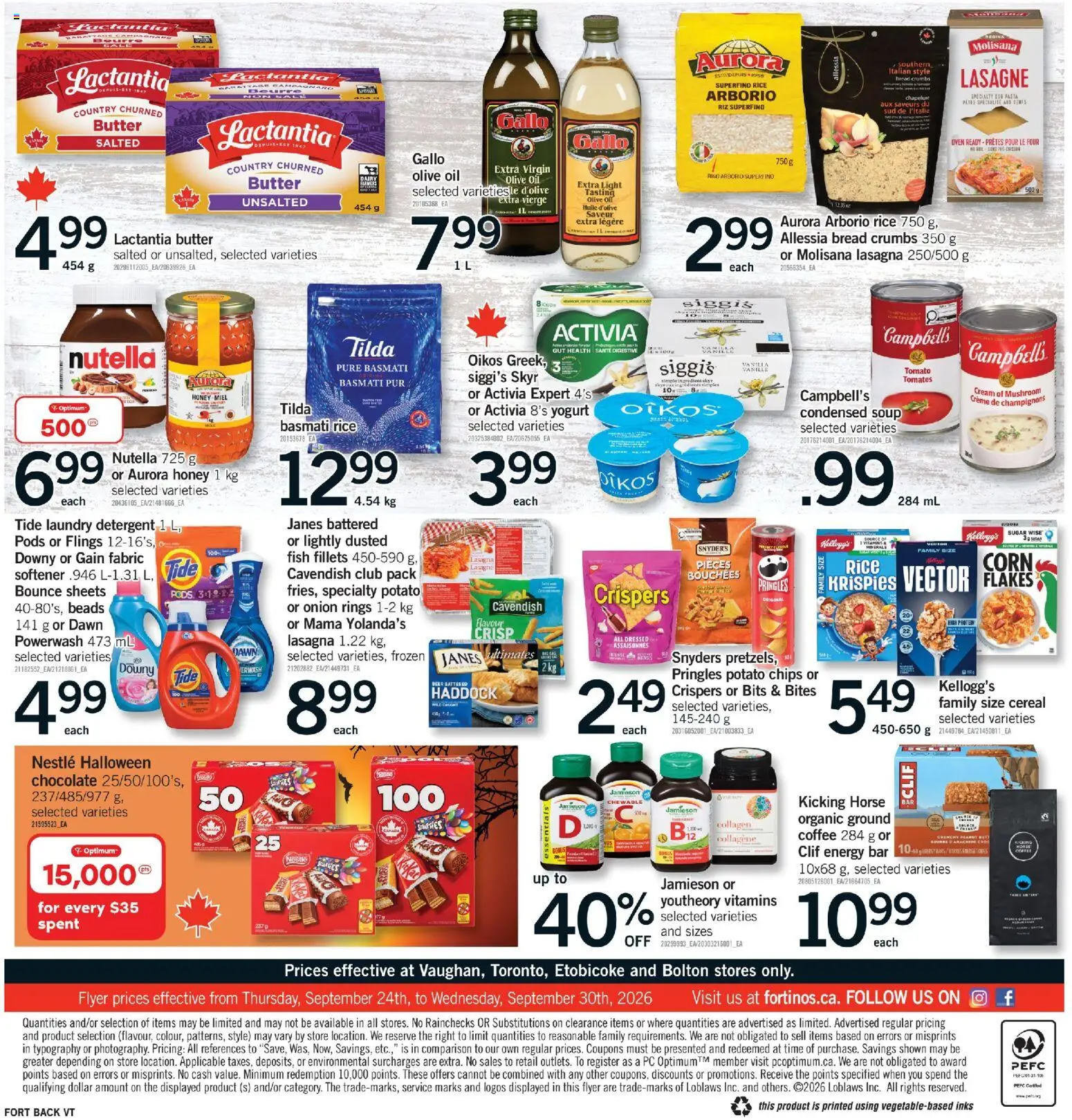Fortinos weekly flyer / circulaire Flyer in Canada
