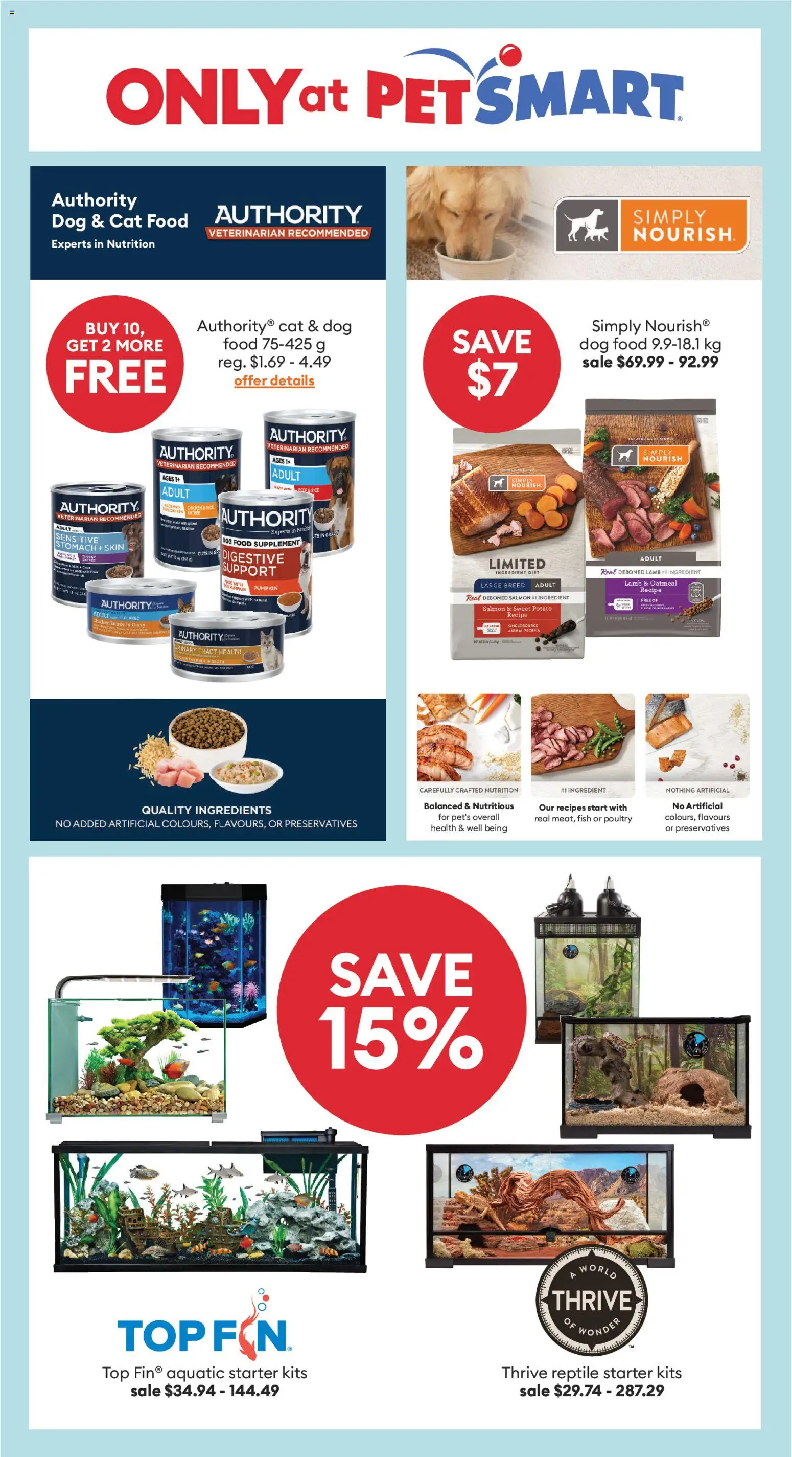 Petsmart weekly flyer / circulaire Flyer in Canada