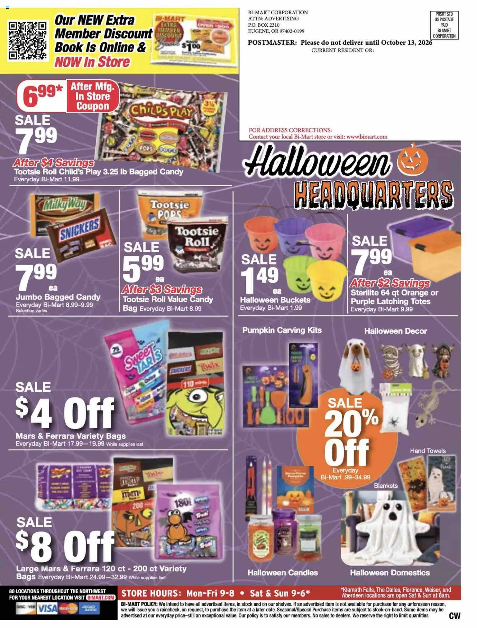Bi-Mart Membership Savings Book Weekly Ad in United States