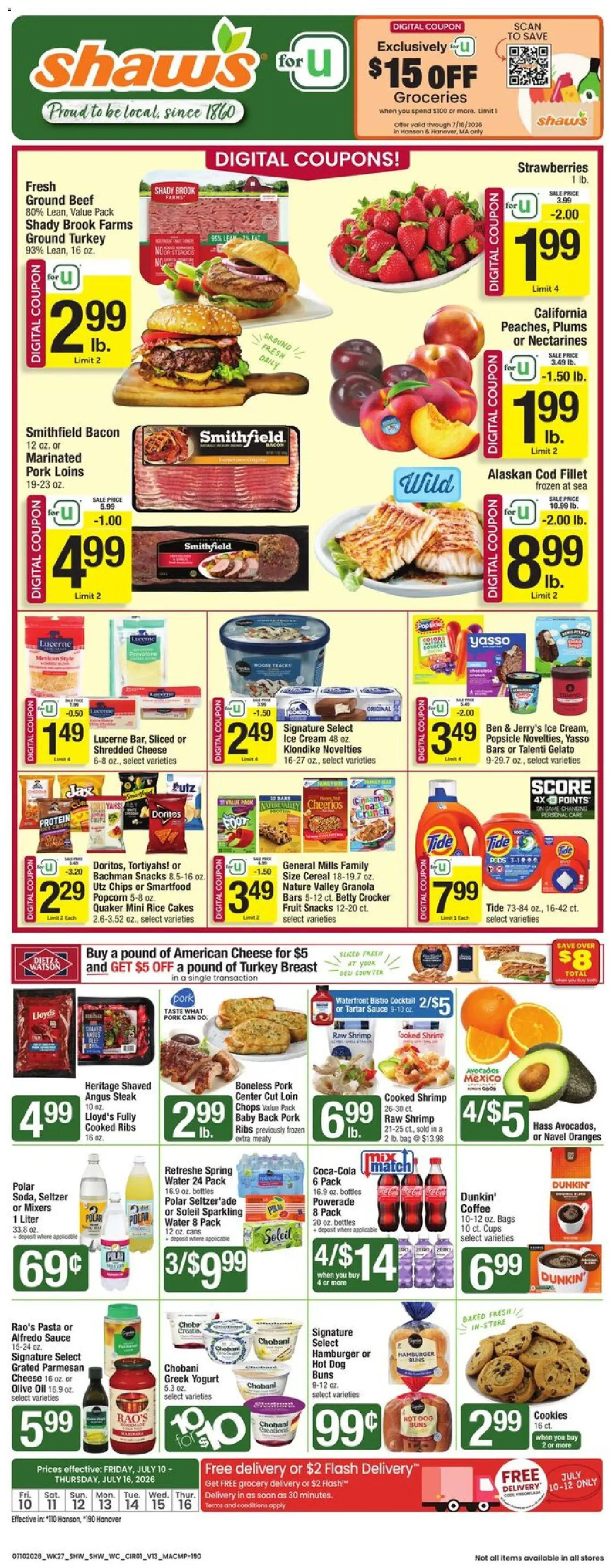 The new Shaw's flyer is now online. See all July offers on your mobile and save! | United States