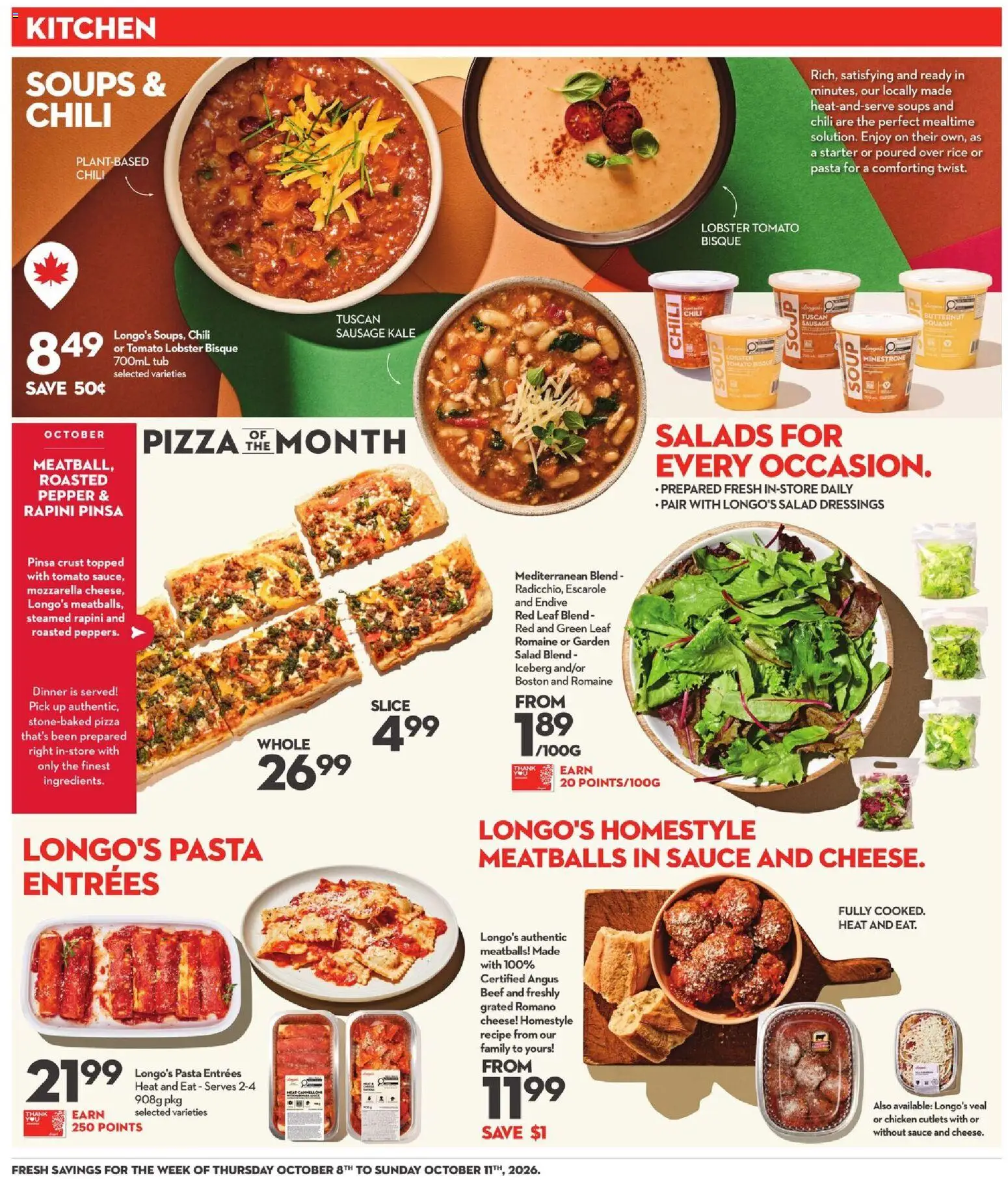 Longo`s weekly flyer / circulaire Flyer in Canada