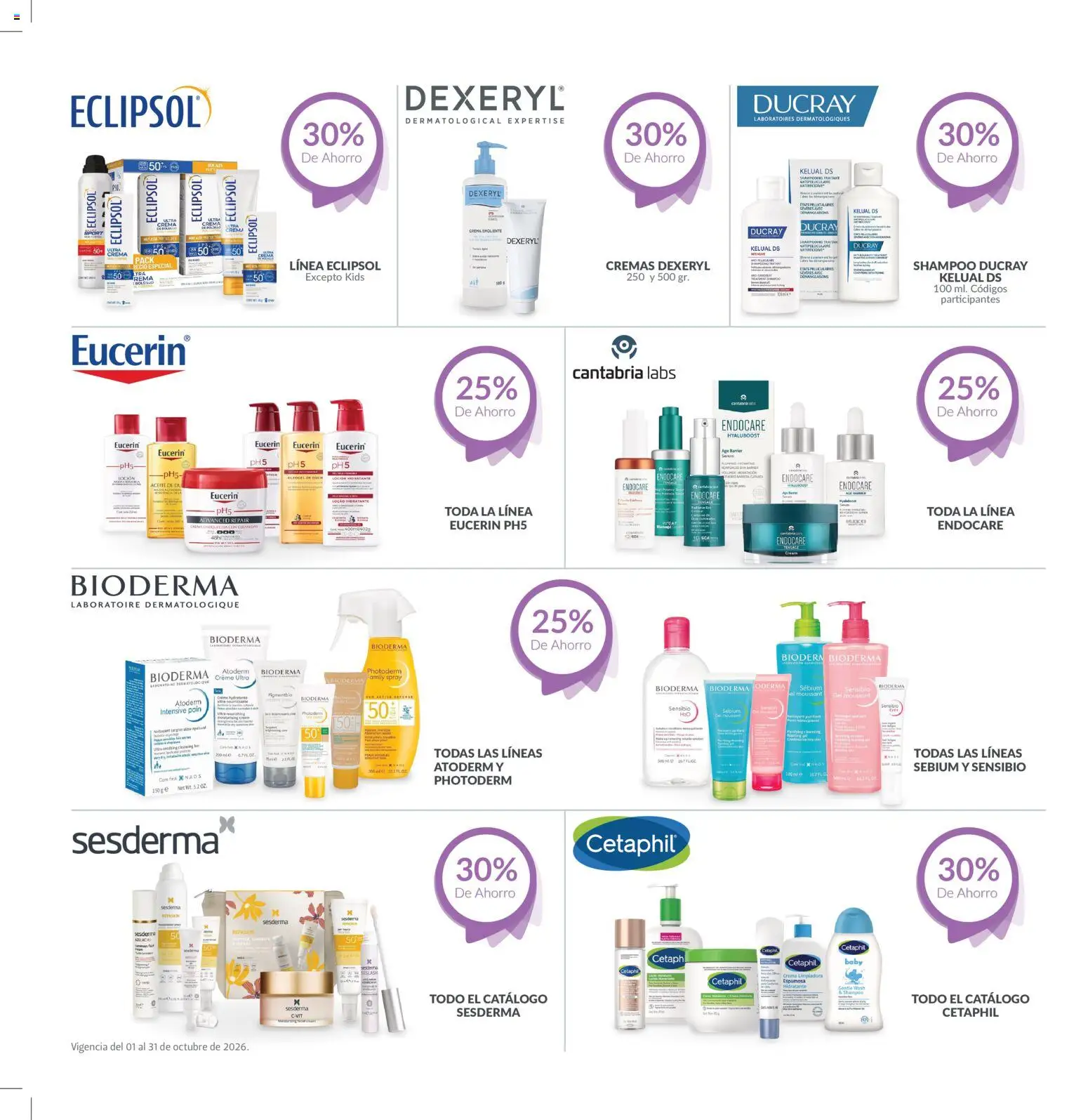 Farmacia Guadalajara catálogo Dermo Folleto in México