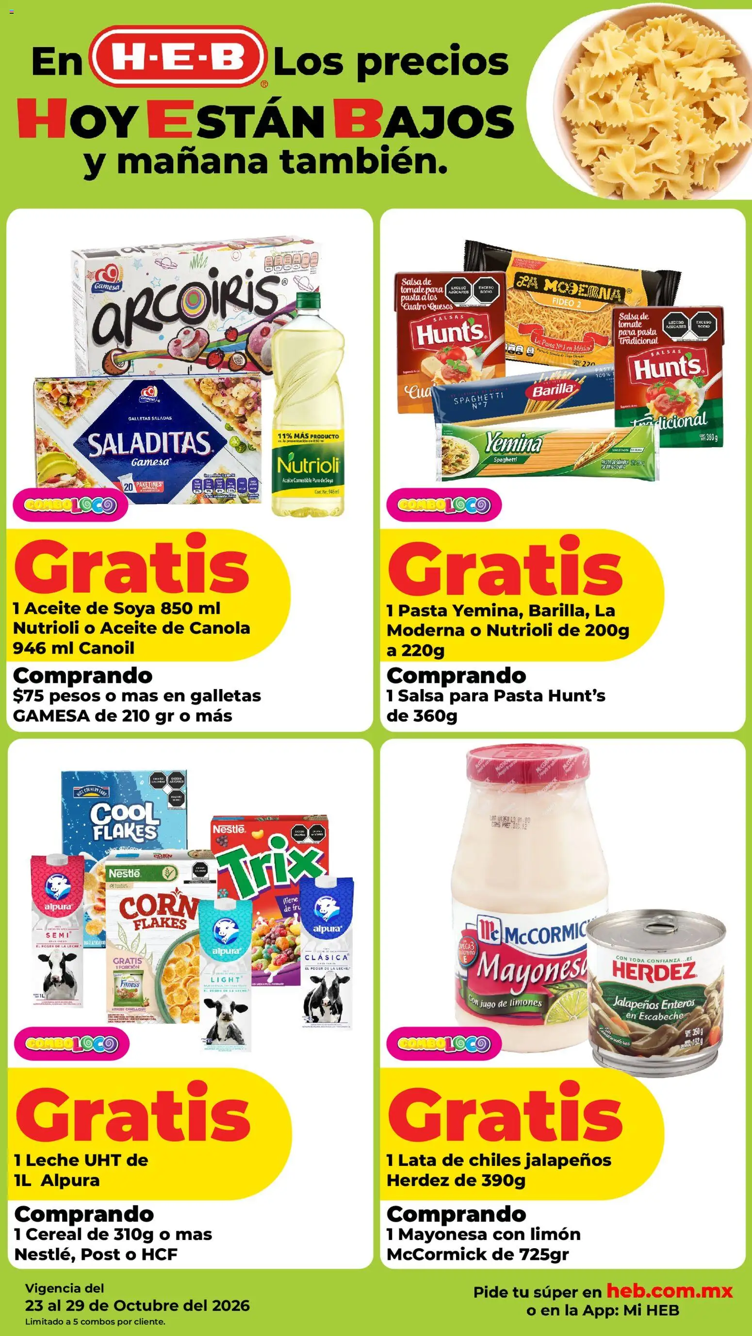 H-E-B folleto Folleto in México