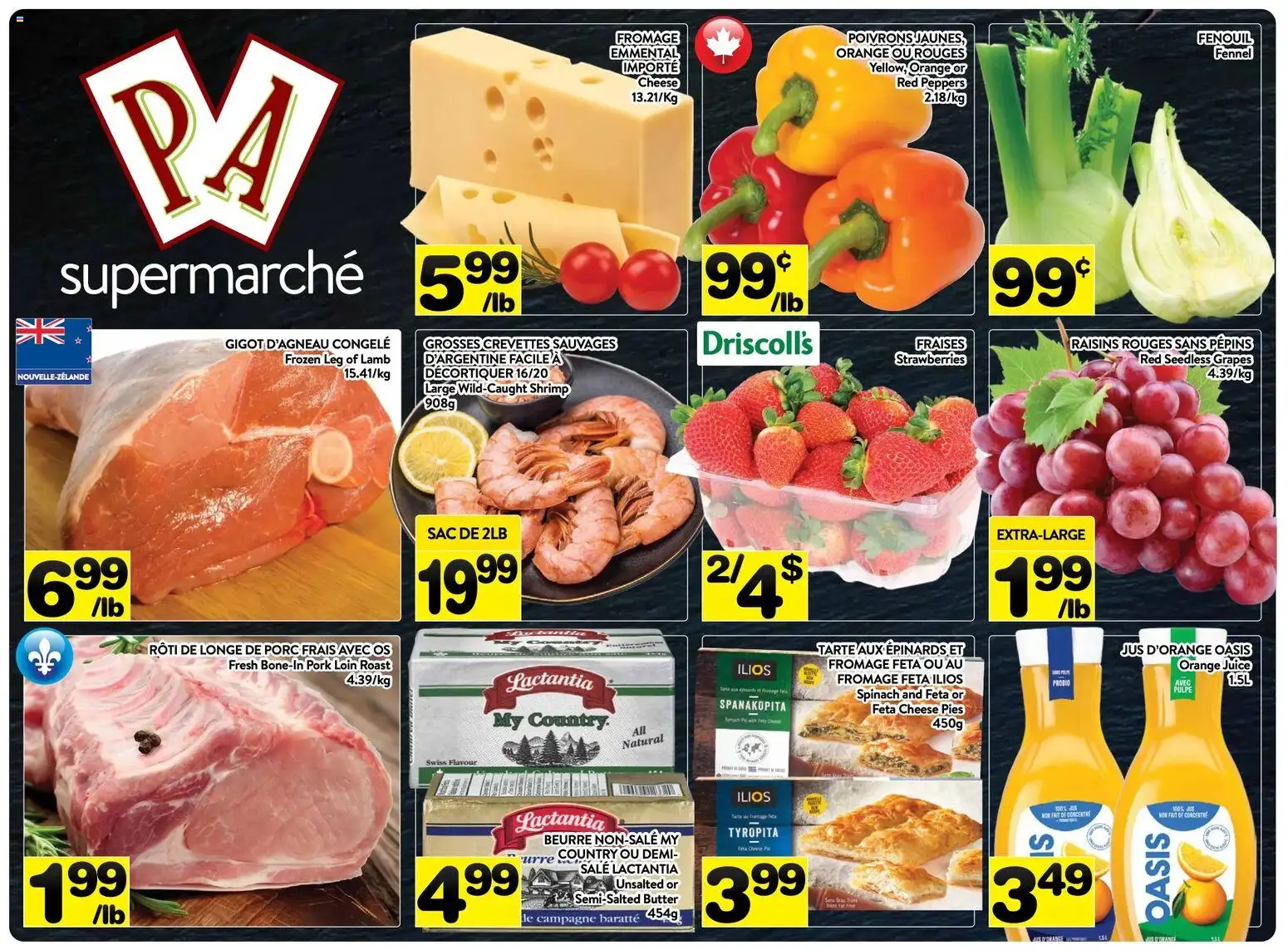 Pa Supermarché weekly flyer / circulaire Flyer in Canada