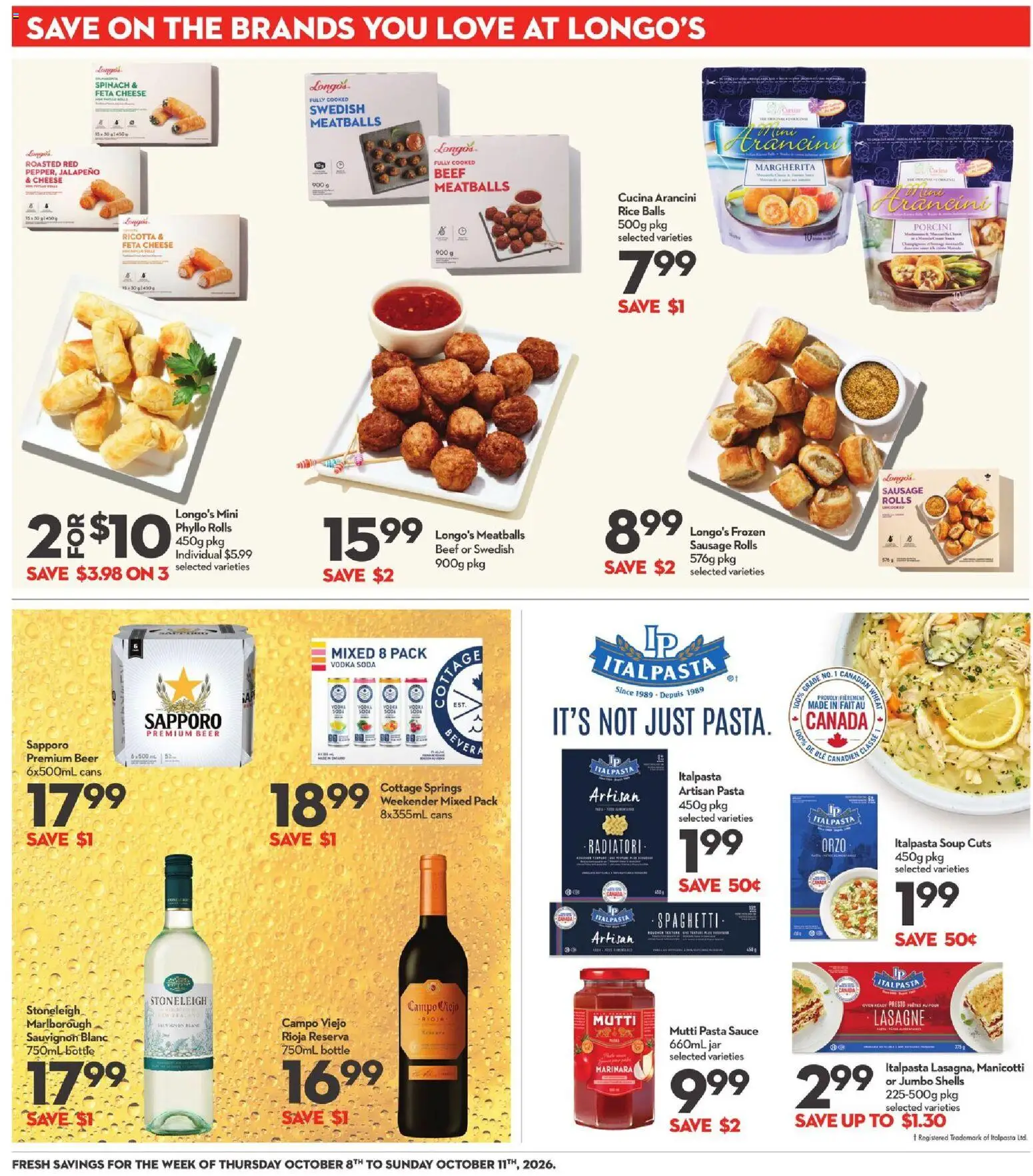 Longo`s weekly flyer / circulaire Flyer in Canada