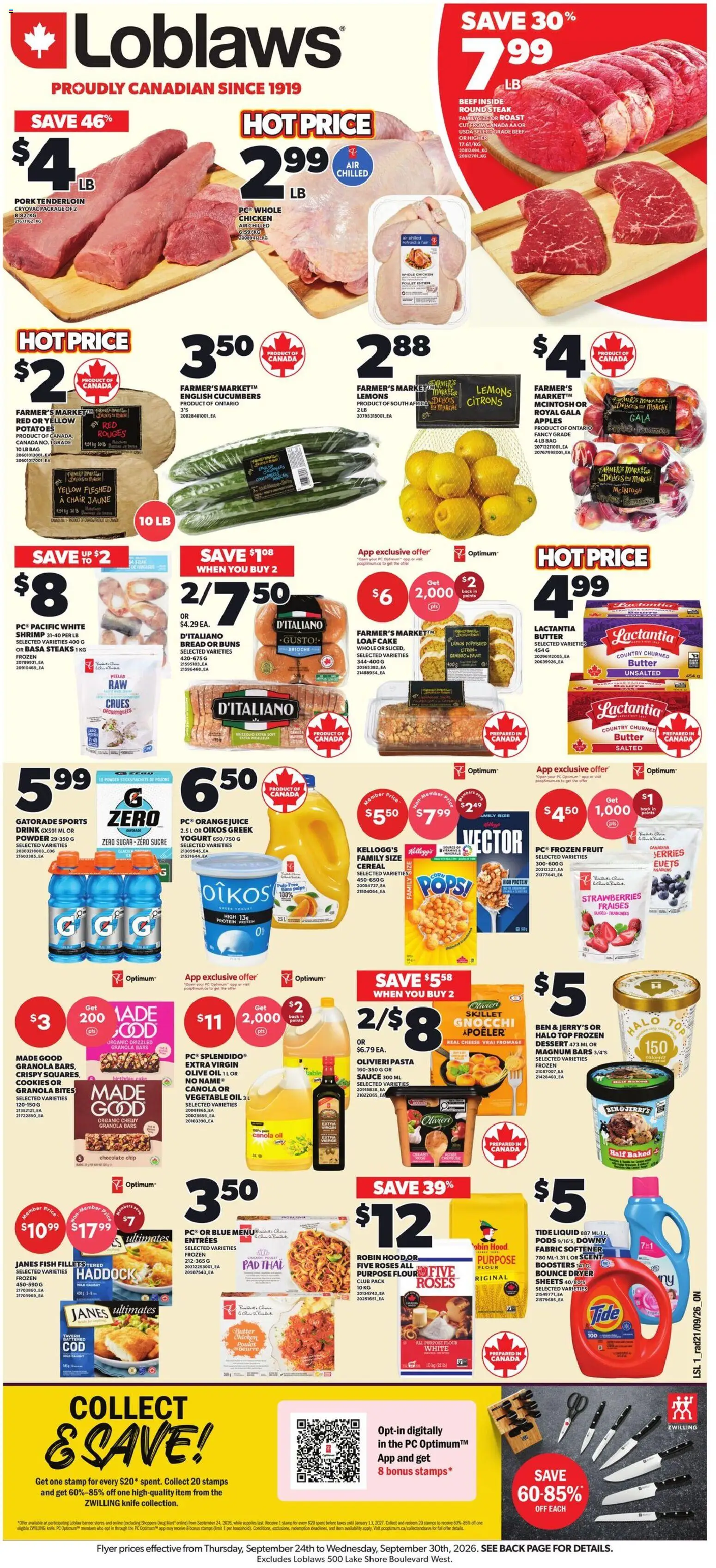Loblaws weekly flyer / circulaire Flyer in Canada