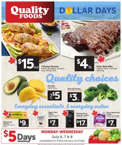 Quality-foods Quality Foods weekly flyer / circulaire